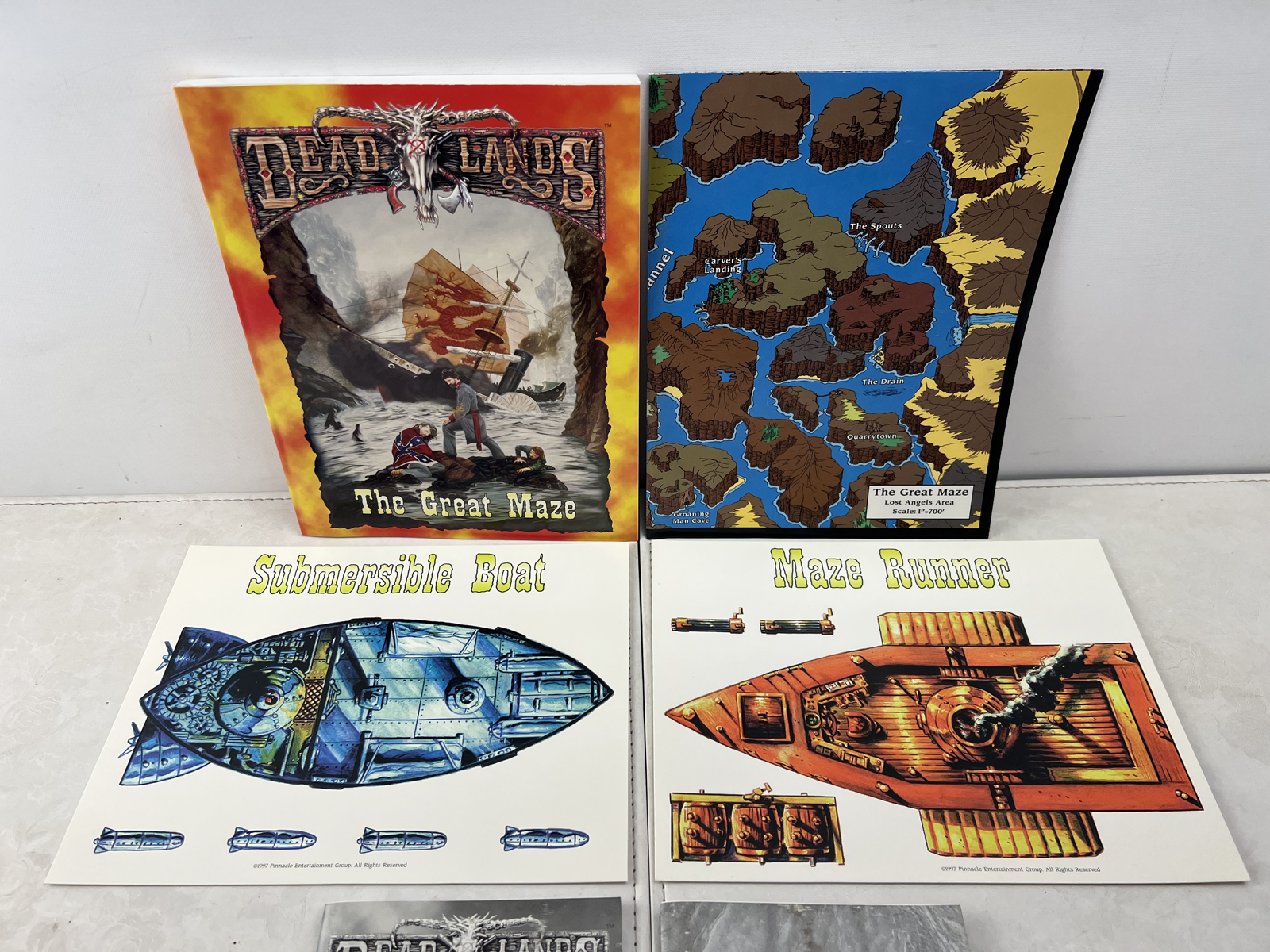 1997 Pinnacle Entertainment Deadlands The Great Maze Boxed Set #1008