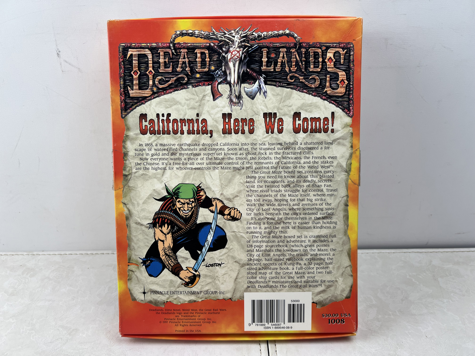 1997 Pinnacle Entertainment Deadlands The Great Maze Boxed Set #1008