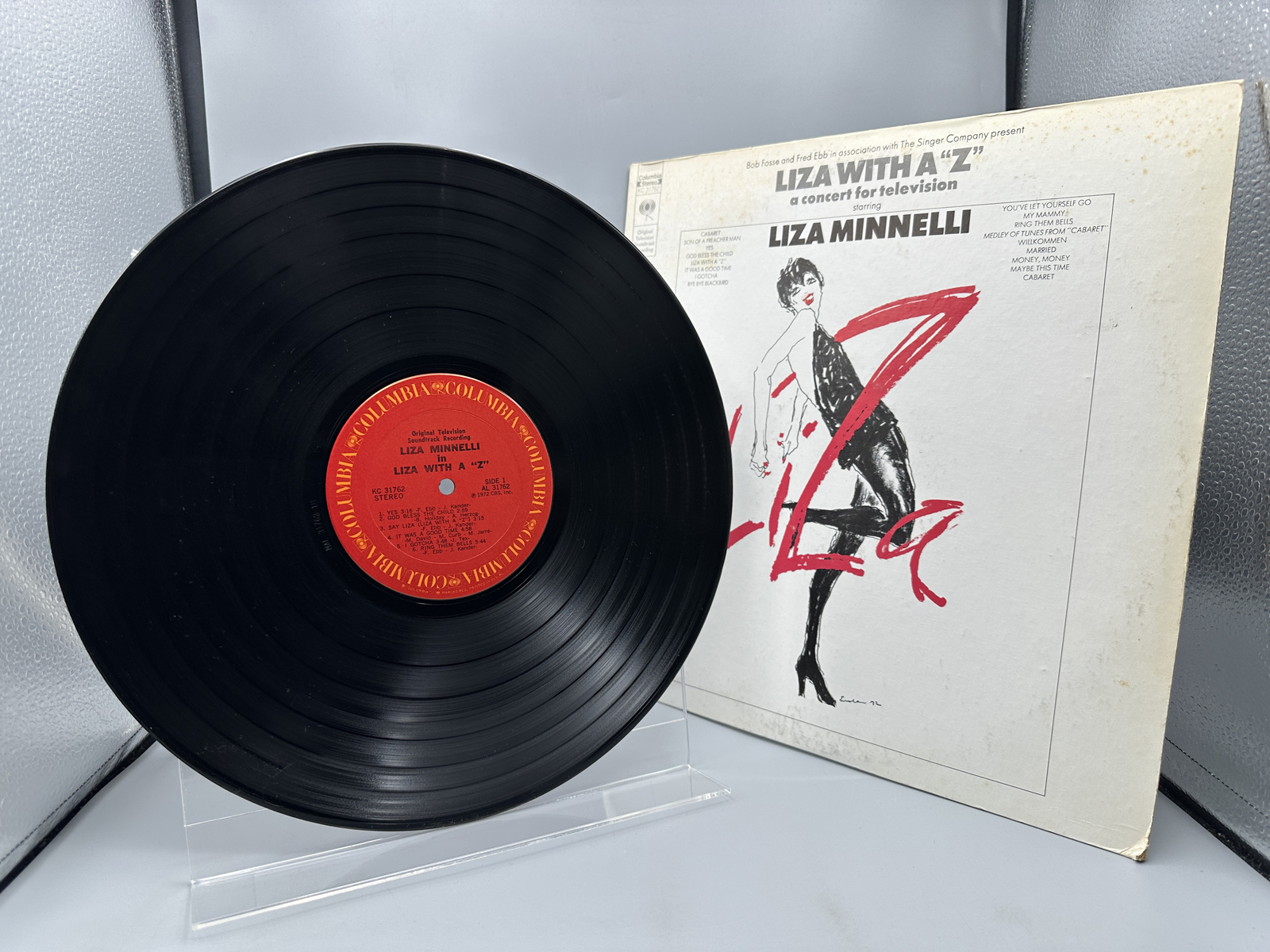 1972 Columbia Records Liza Minnelli Liza With A "Z" (A Concert For Television) Vinyl Album - KC 31762
