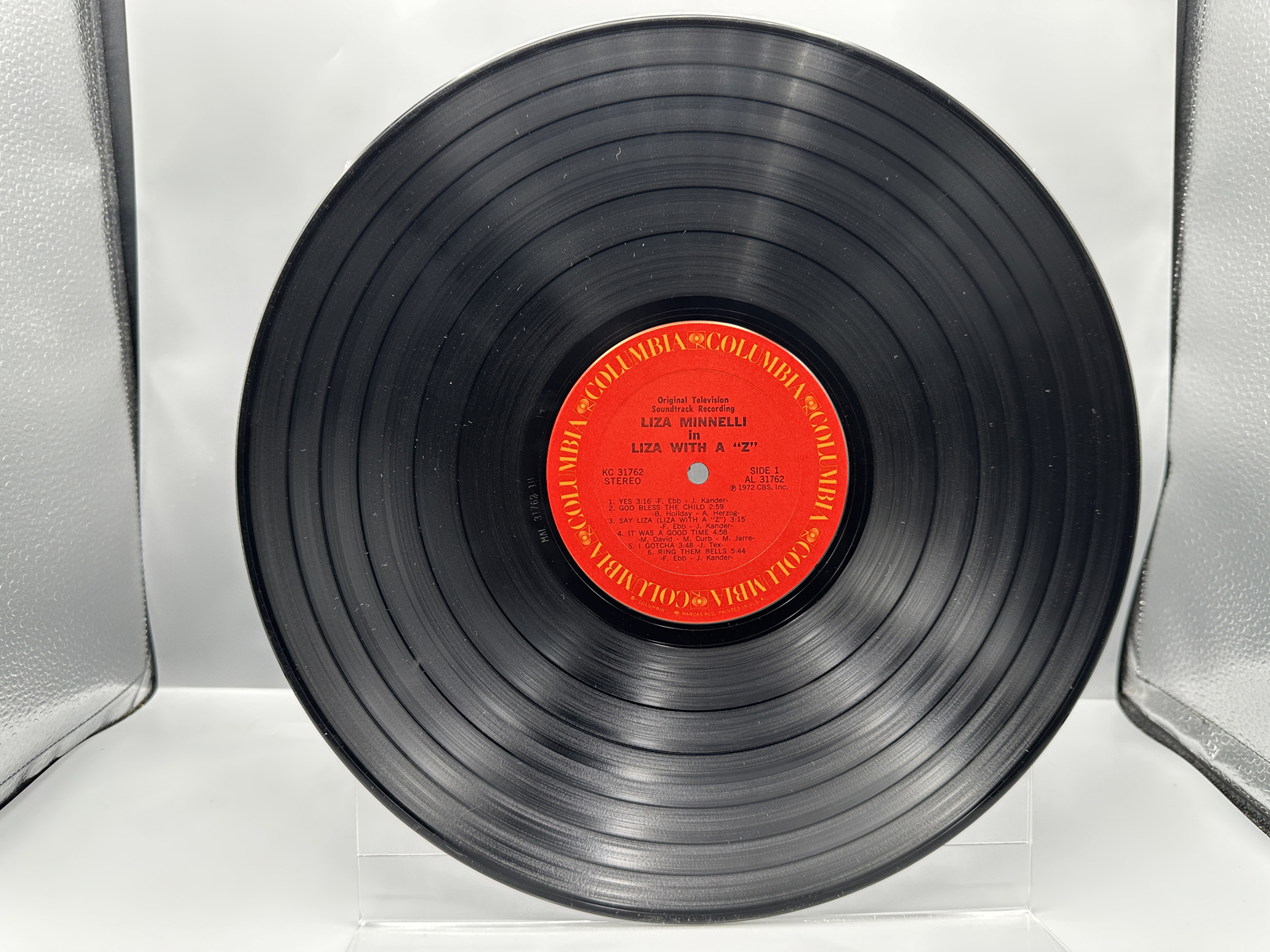 1972 Columbia Records Liza Minnelli Liza With A "Z" (A Concert For Television) Vinyl Album - KC 31762