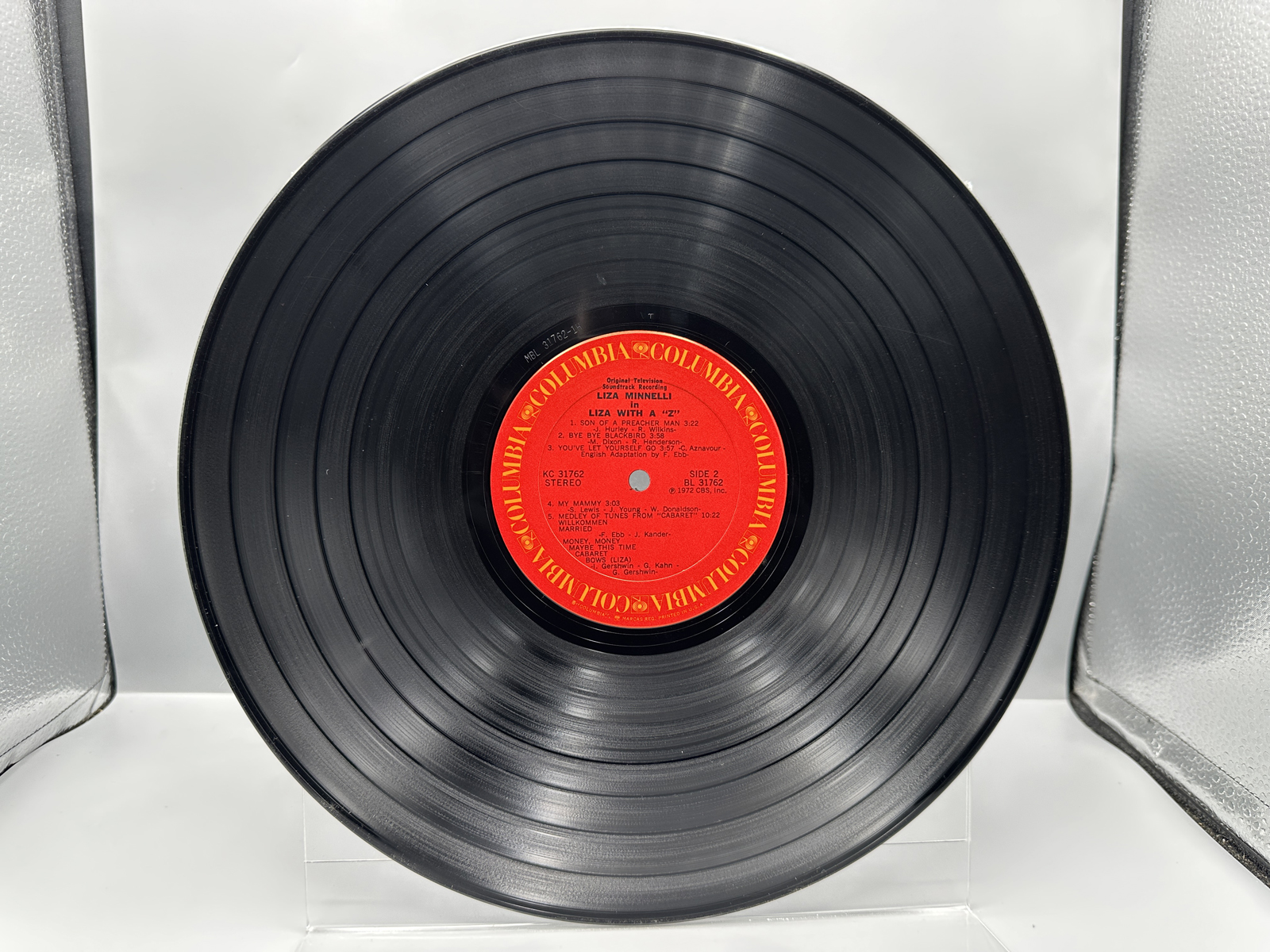 1972 Columbia Records Liza Minnelli Liza With A "Z" (A Concert For Television) Vinyl Album - KC 31762