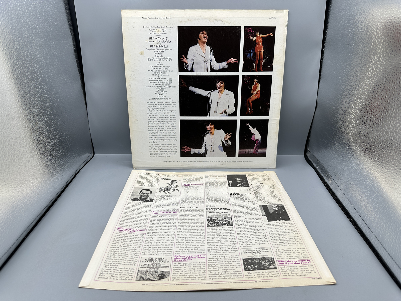 1972 Columbia Records Liza Minnelli Liza With A "Z" (A Concert For Television) Vinyl Album - KC 31762