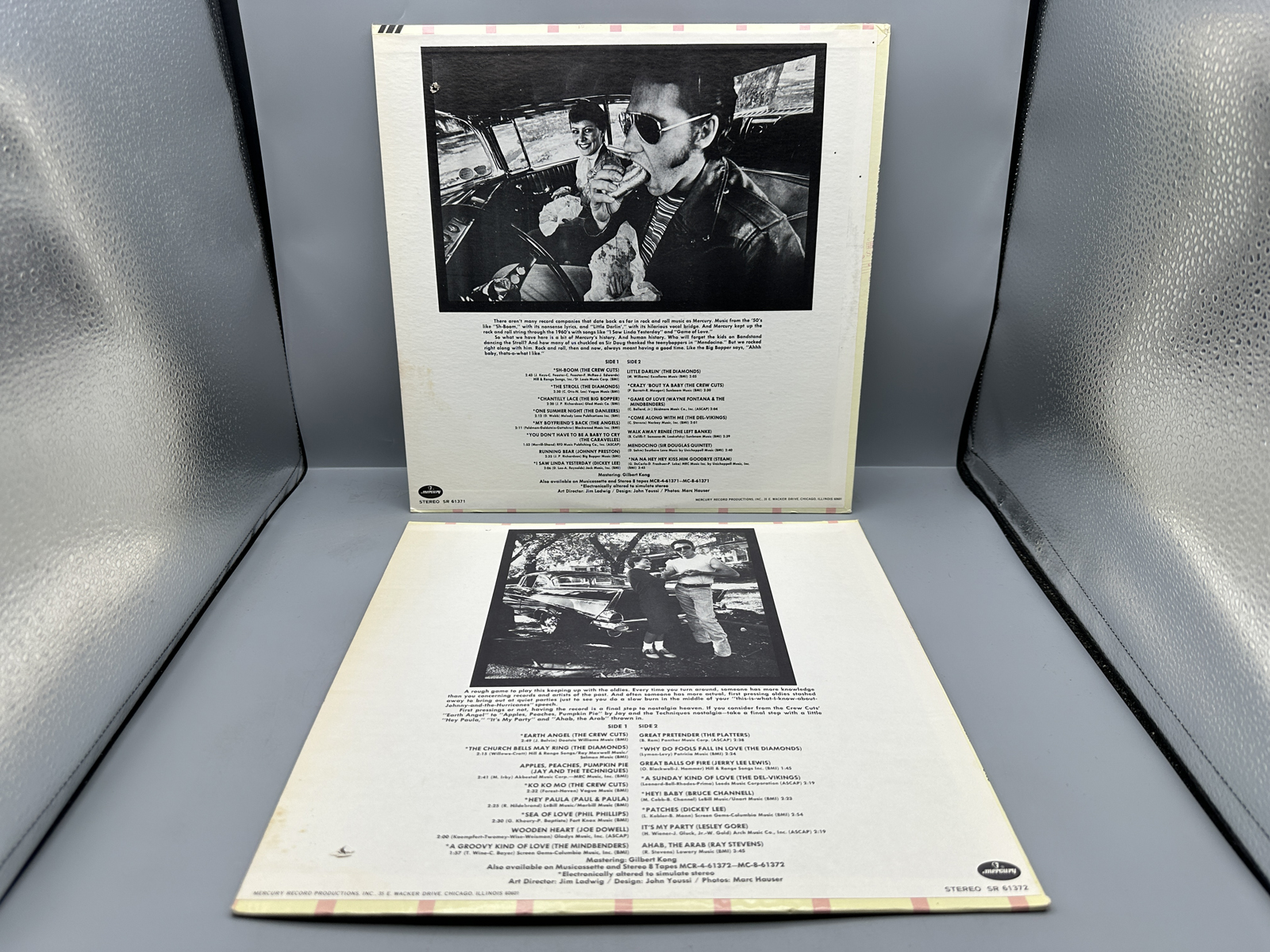 (2) 1970s Mercury Records Solid Gold Rock 'n' Roll Volume 1 and Volume 2 Compilation Vinyl Albums