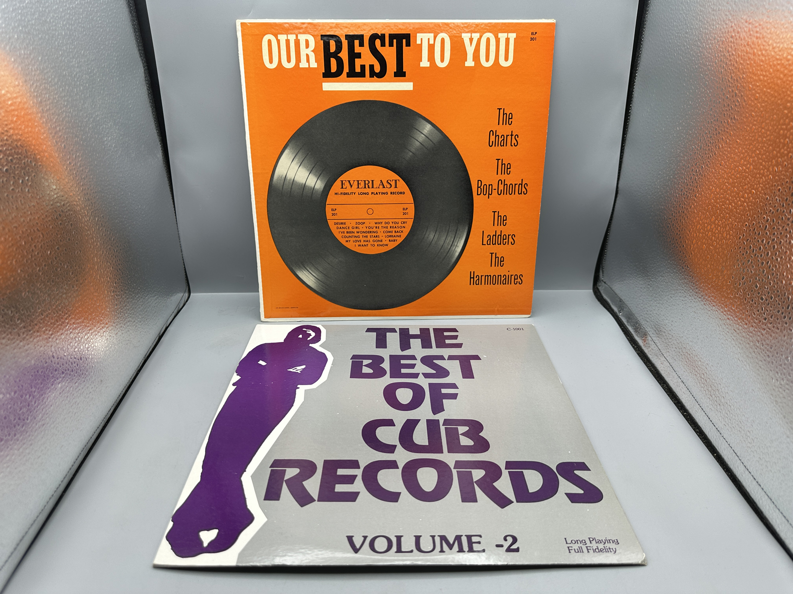 (2) Vintage Rhythm and Blues Doo-Wop Compilation Vinyl Albums