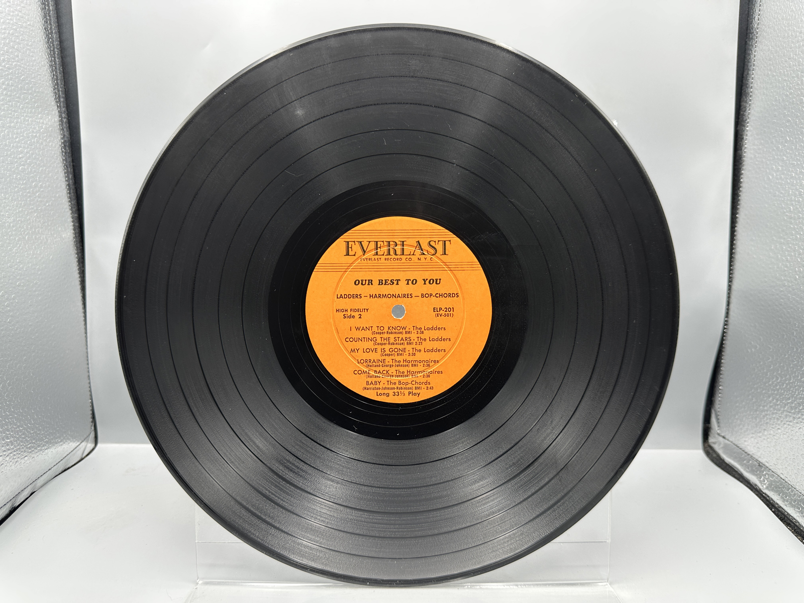 (2) Vintage Rhythm and Blues Doo-Wop Compilation Vinyl Albums