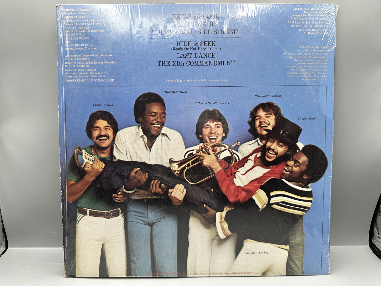 1977 A&M Records Chuck Mangione Feels So Good Vinyl Album - SP-5054
