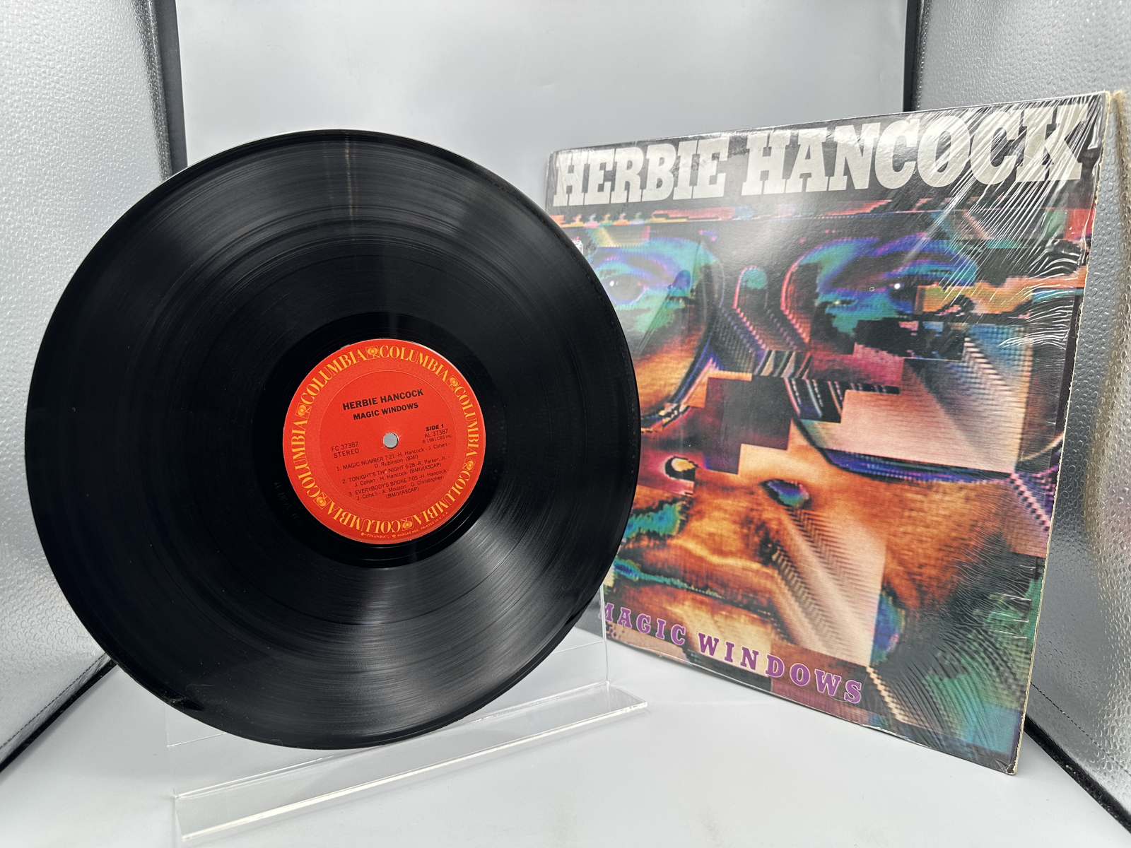 1981 Columbia Records Herbie Hancock "Magic Windows" Vinyl Album - FC 37387