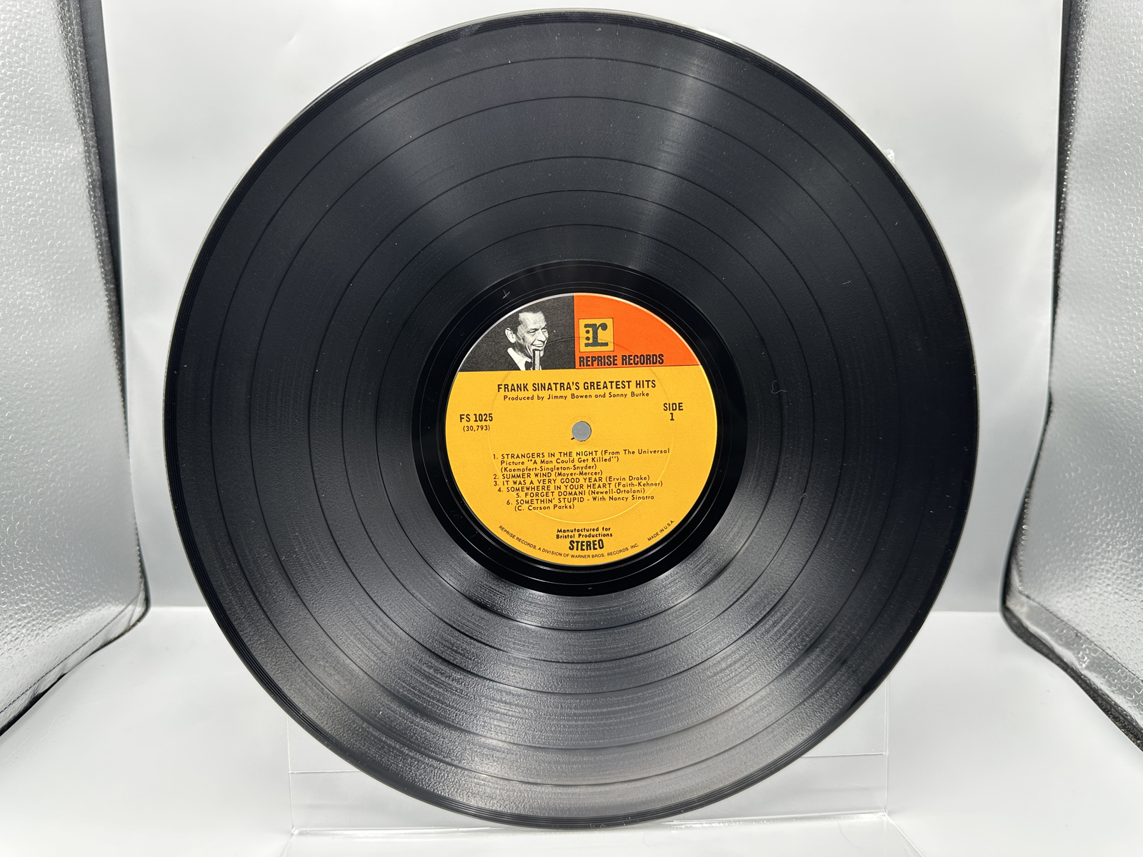 1968 Reprise Records Frank Sinatra's Greatest Hits! Vinyl Album - FS 1025