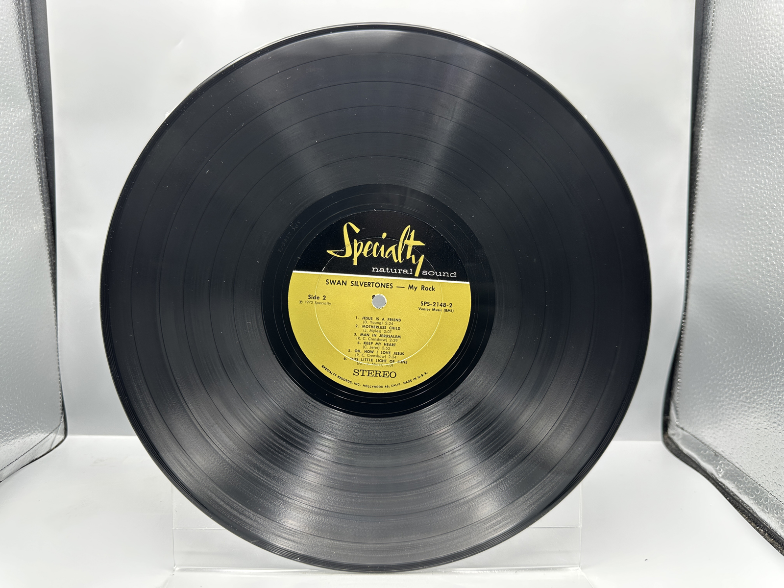 1972 Specialty Records Swan Silvertones My Rock & 1988 Heritage Records Dixie Hummingbirds UK Release Vinyl Albums