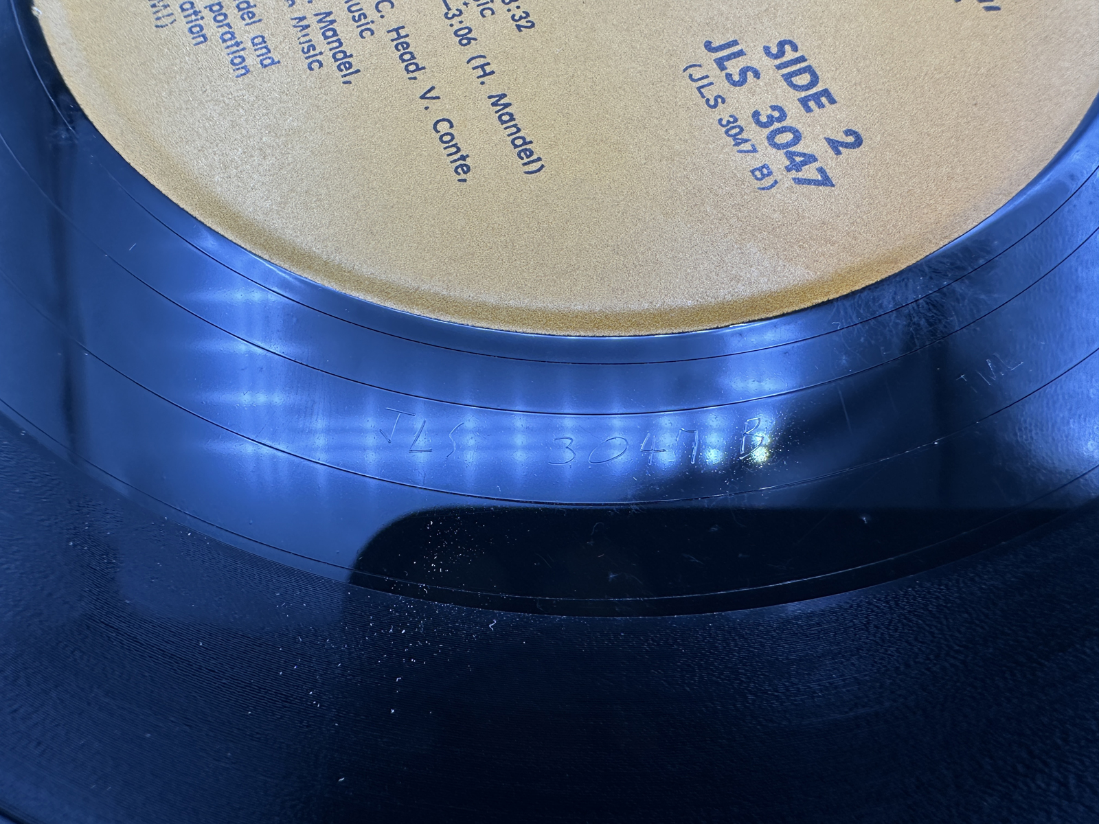 1973 Janus Records Harvey Mandel Shangrenade Vinyl Album - JLS 3047