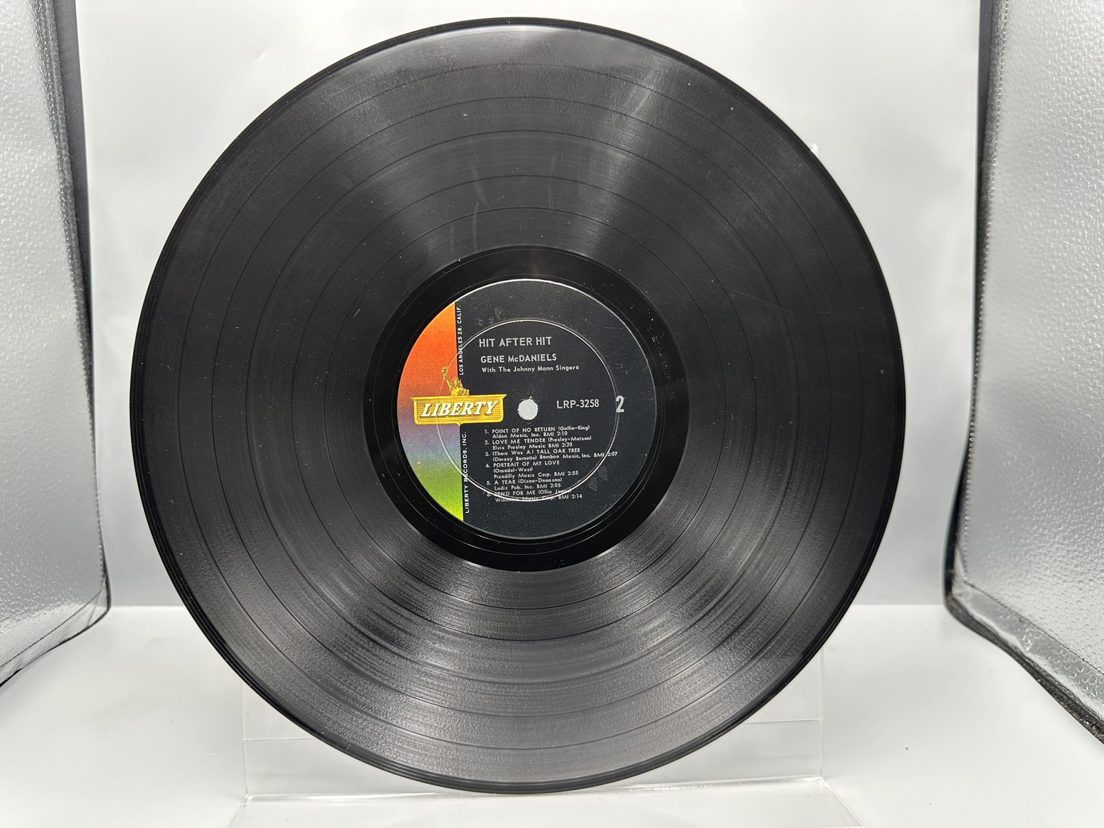 1962 Liberty Records Gene McDaniels Hit After Hit & 1968 Mercury Records Jerry Butler The Ice Man Cometh Vinyl Albums - SR-61198 & LRP-3258