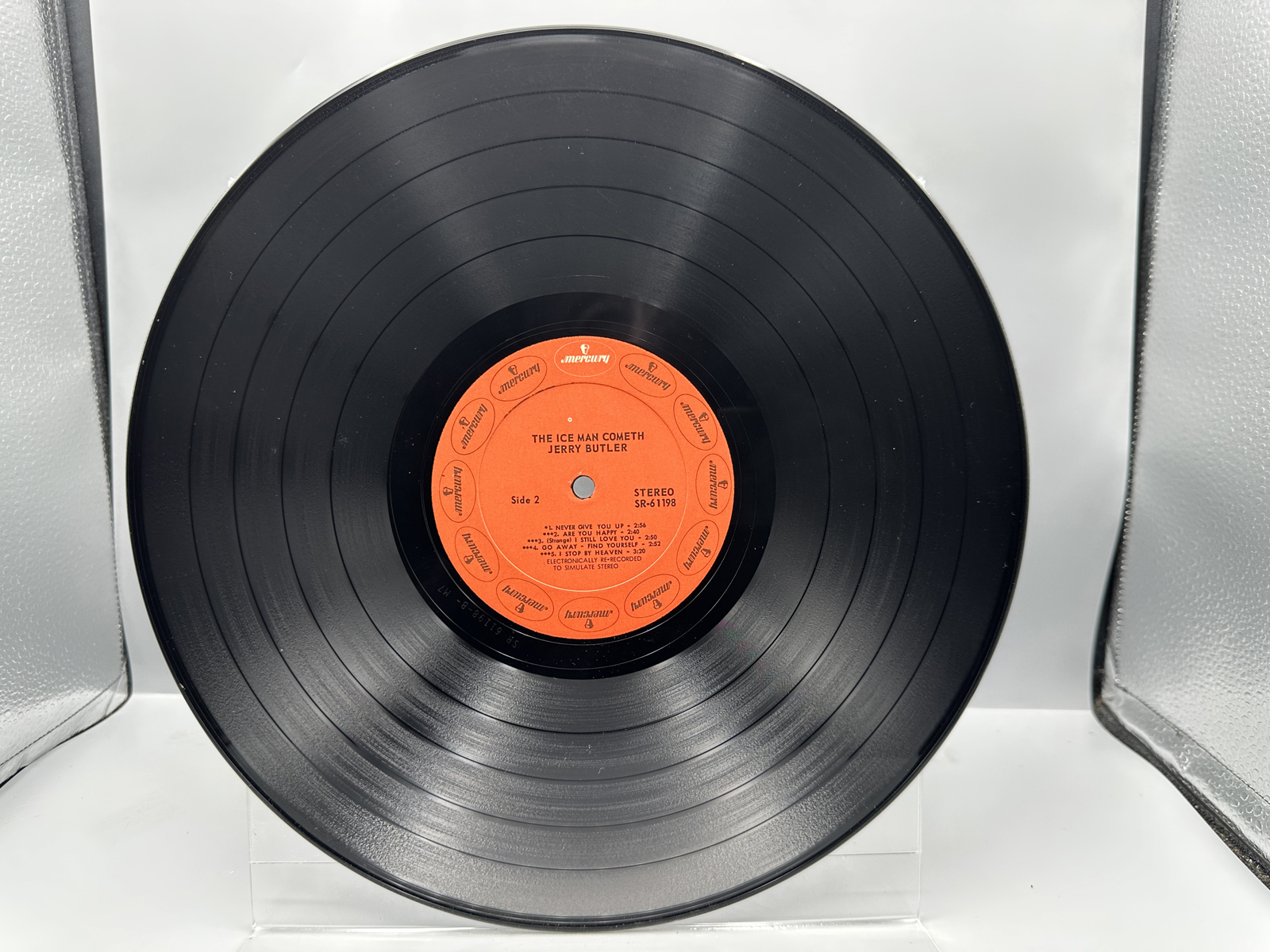 1962 Liberty Records Gene McDaniels Hit After Hit & 1968 Mercury Records Jerry Butler The Ice Man Cometh Vinyl Albums - SR-61198 & LRP-3258