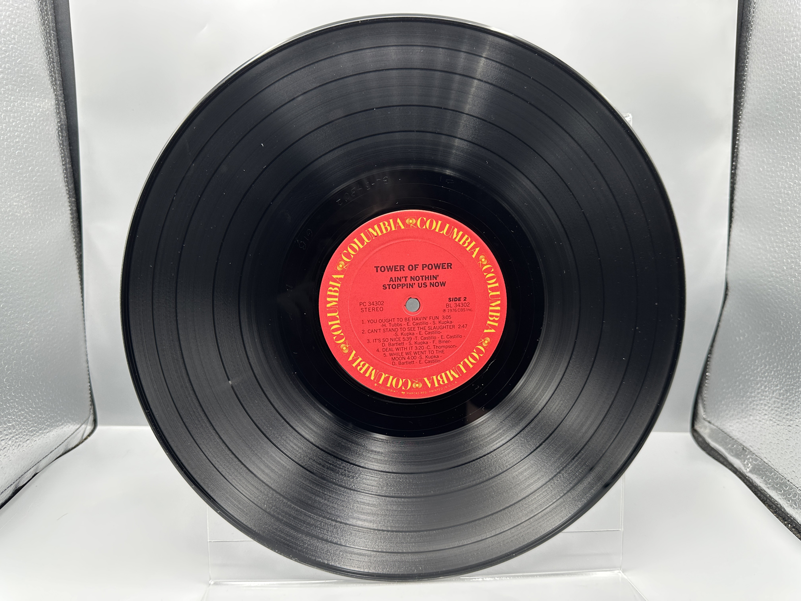 1976 Columbia Records Tower of Power Ain't Nothin' Stoppin' Us Now Vinyl Album - PC 34302