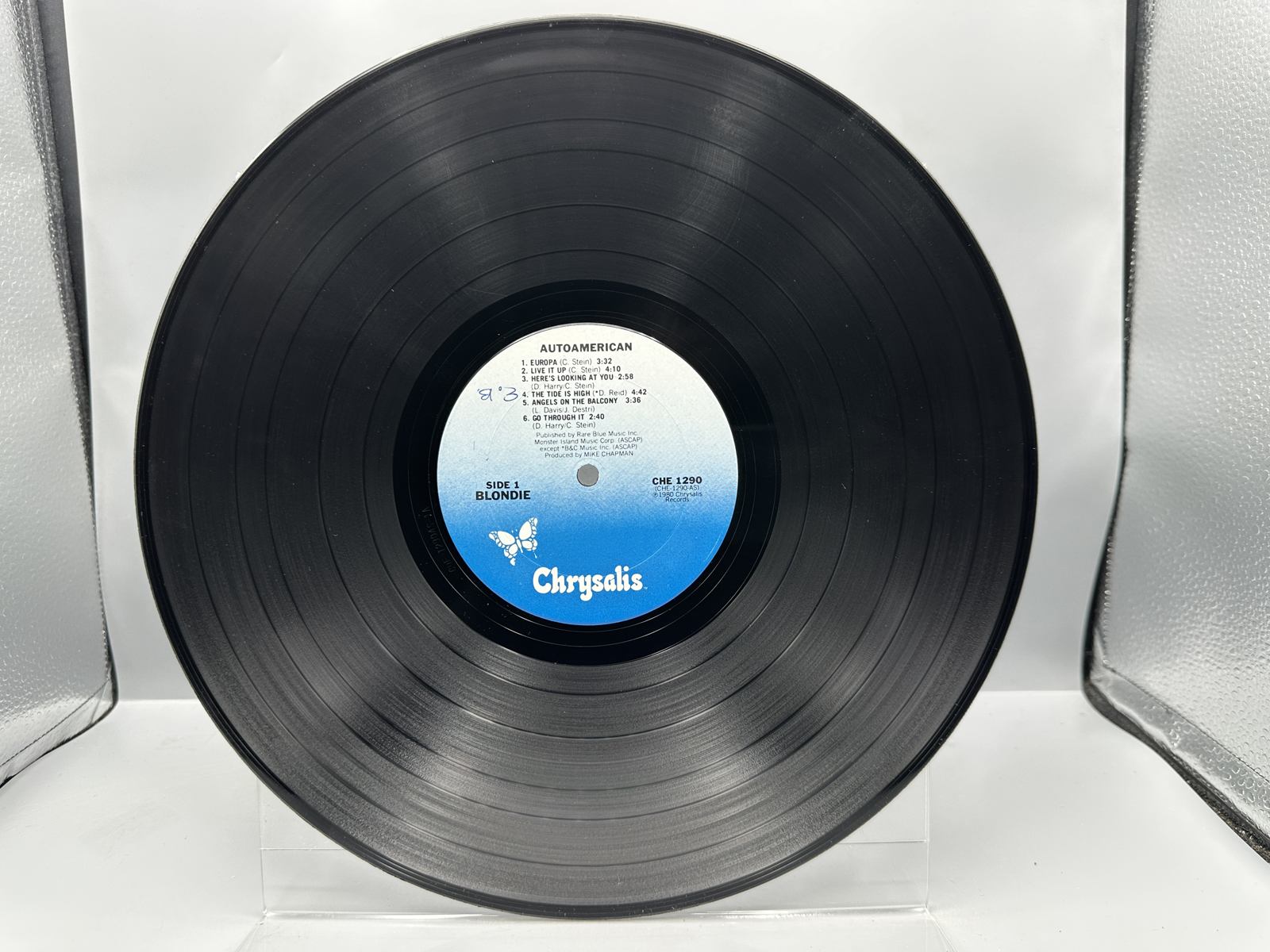 1980 Chrysalis Records Blondie Autoamerican Vinyl Album - CHE 1290