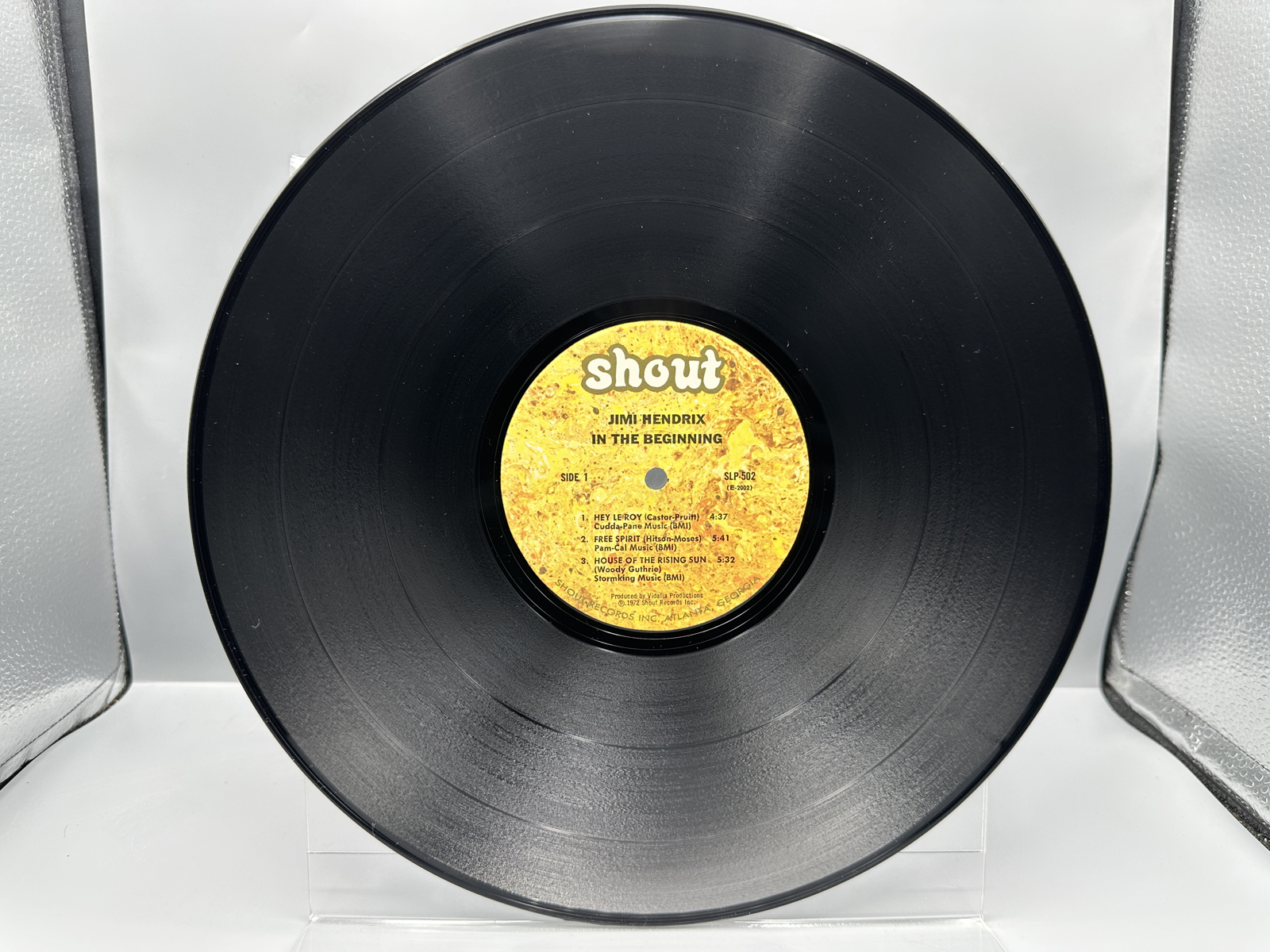 1972 Shout Records Jimi Hendrix In The Beginning Vinyl Album - SLP-502