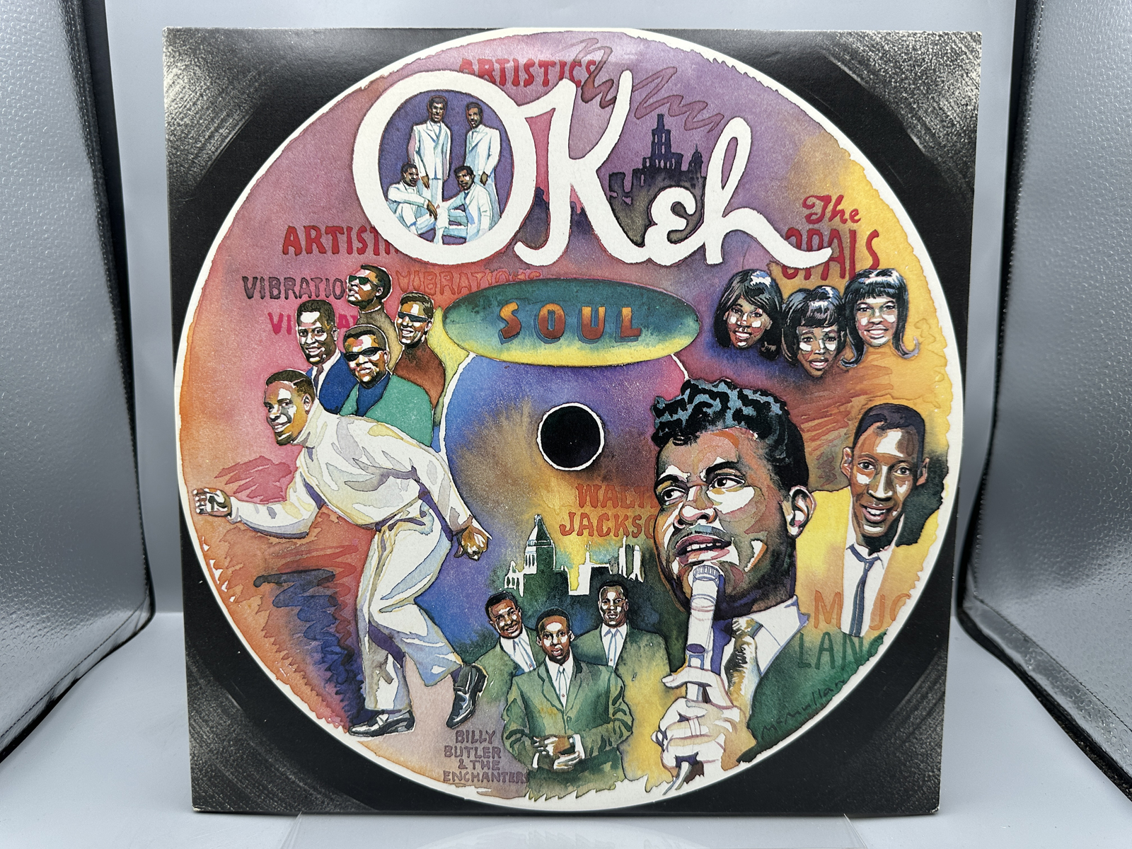 1982 Epic Records Okeh Soul The Sound of Chicago Compilation Vinyl Album - AL 37322