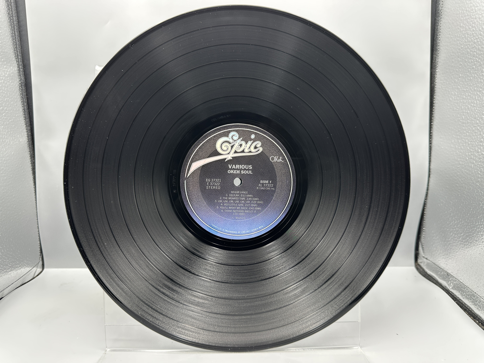 1982 Epic Records Okeh Soul The Sound of Chicago Compilation Vinyl Album - AL 37322