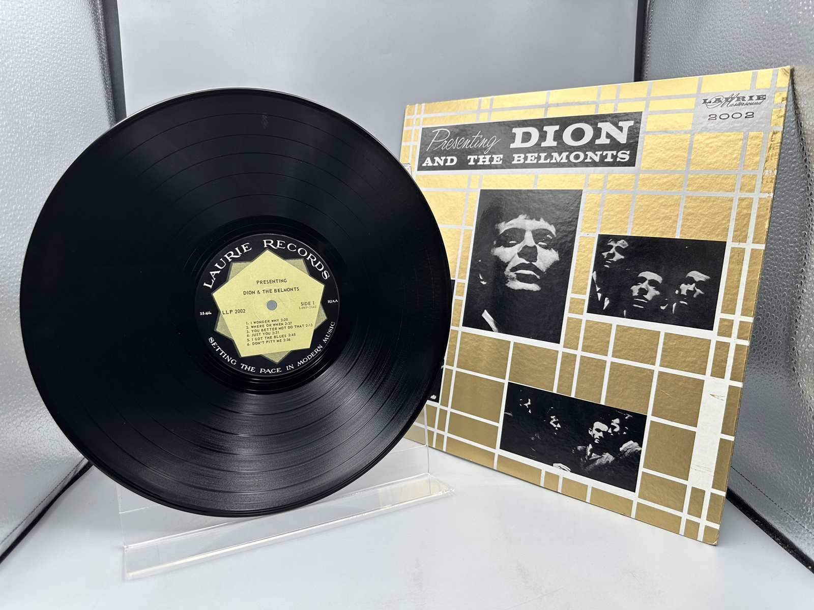 1962 Laurie Records Dion & The Belmonts Presenting Dion & The Belmonts Reissue Vinyl Album - LLP 2002