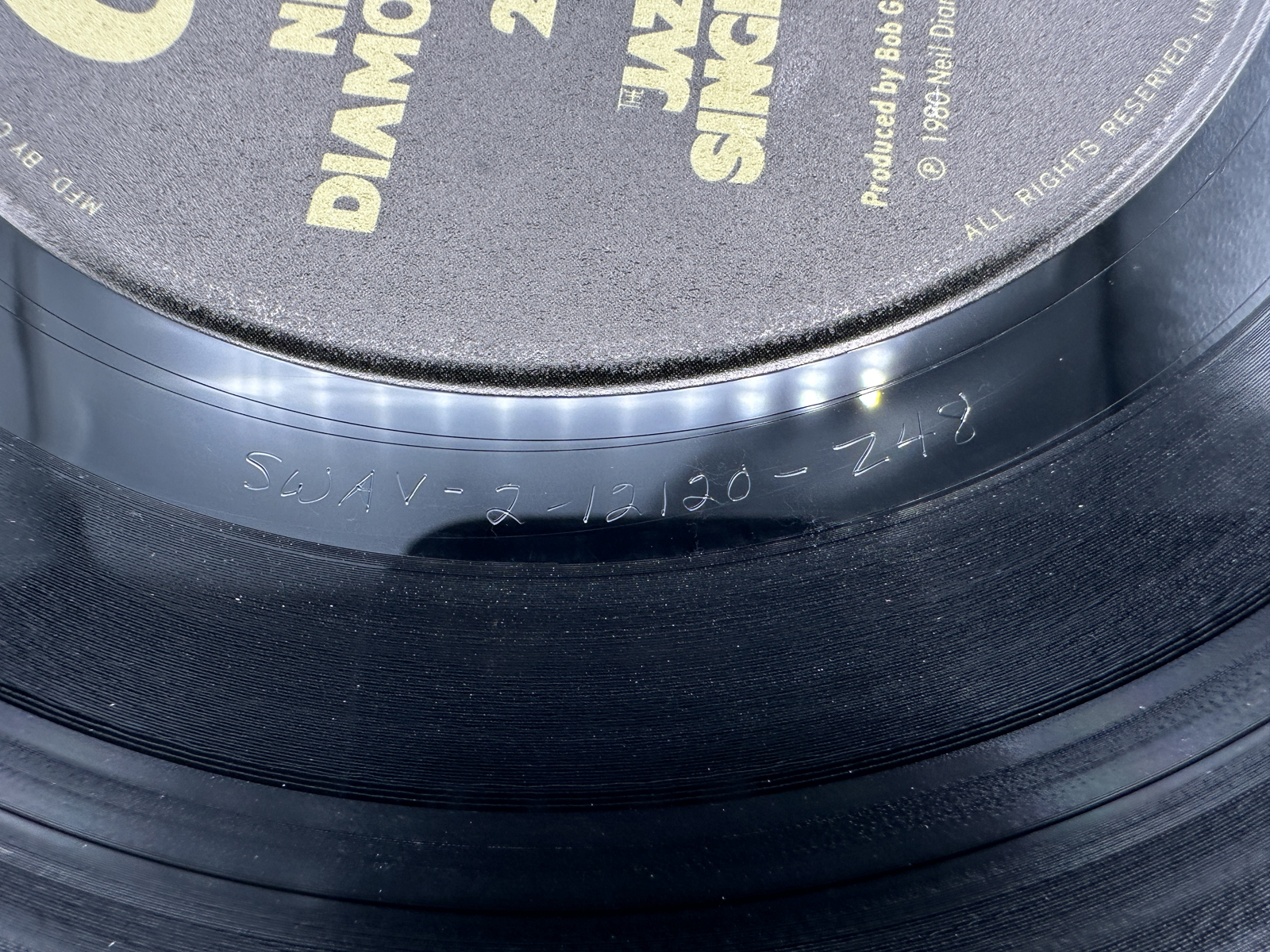 1980 Capitol Records Neil Diamond The Jazz Singer (Original Songs from the Motion Picture) Double LP Vinyl Album - SWAV-12120
