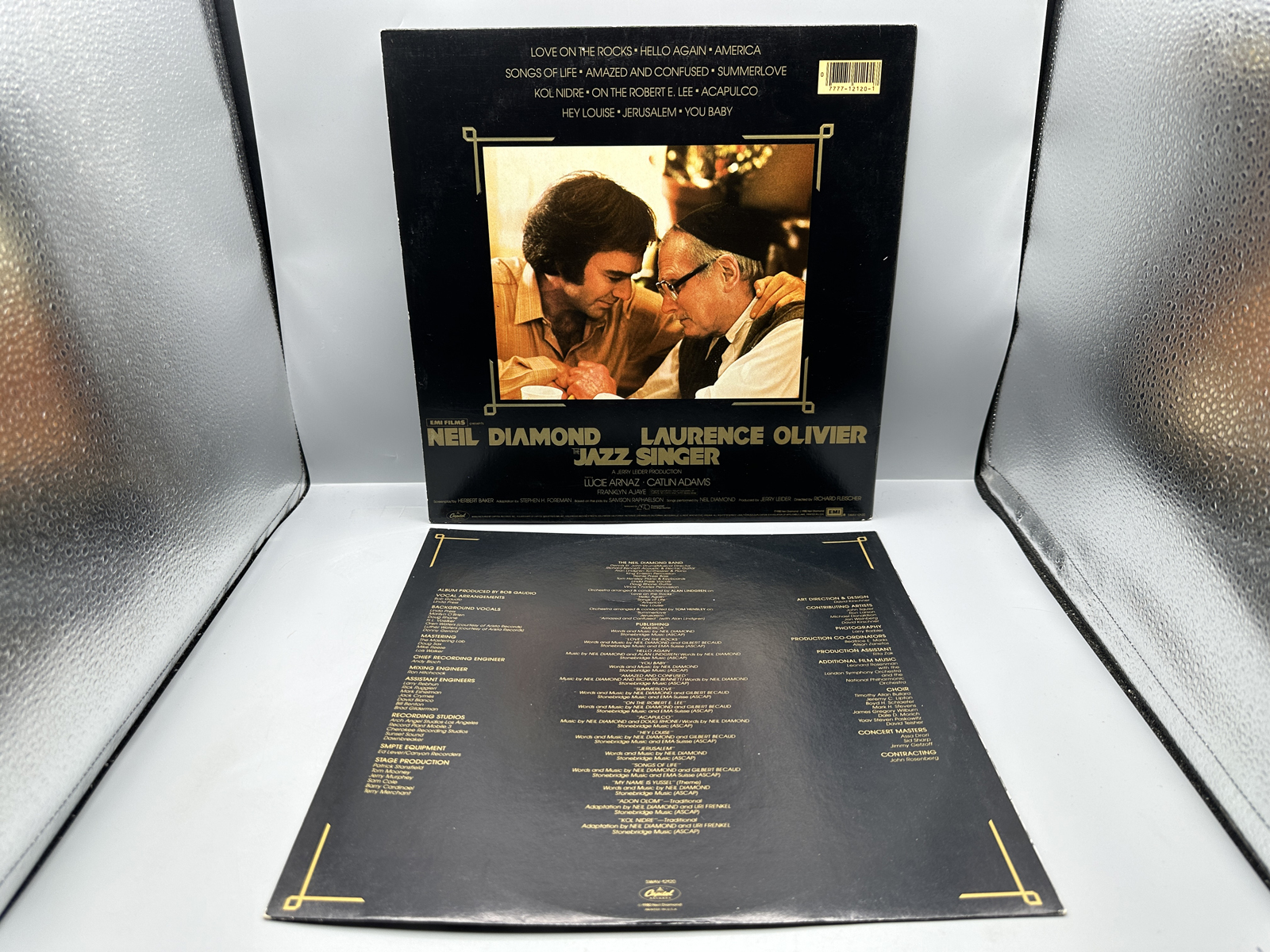 1980 Capitol Records Neil Diamond The Jazz Singer (Original Songs from the Motion Picture) Double LP Vinyl Album - SWAV-12120