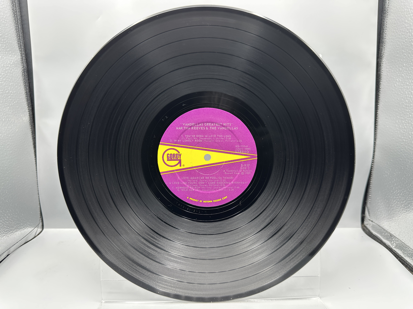 1969 Gordy Records Martha Reeves & The Vandellas Greatest Hits Vinyl Album - S-917