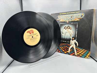 1977 RSO Records Saturday Night Fever Original Movie Soundtrack Double LP Vinyl Album - 
