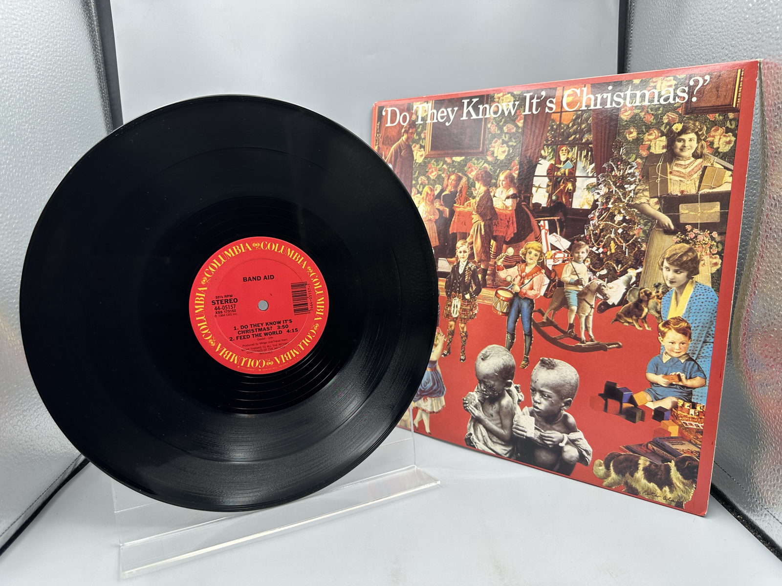 1984 Columbia Records Band Aid Do They Know Its Christmas 12 Inch Vinyl Single - 44-05157
