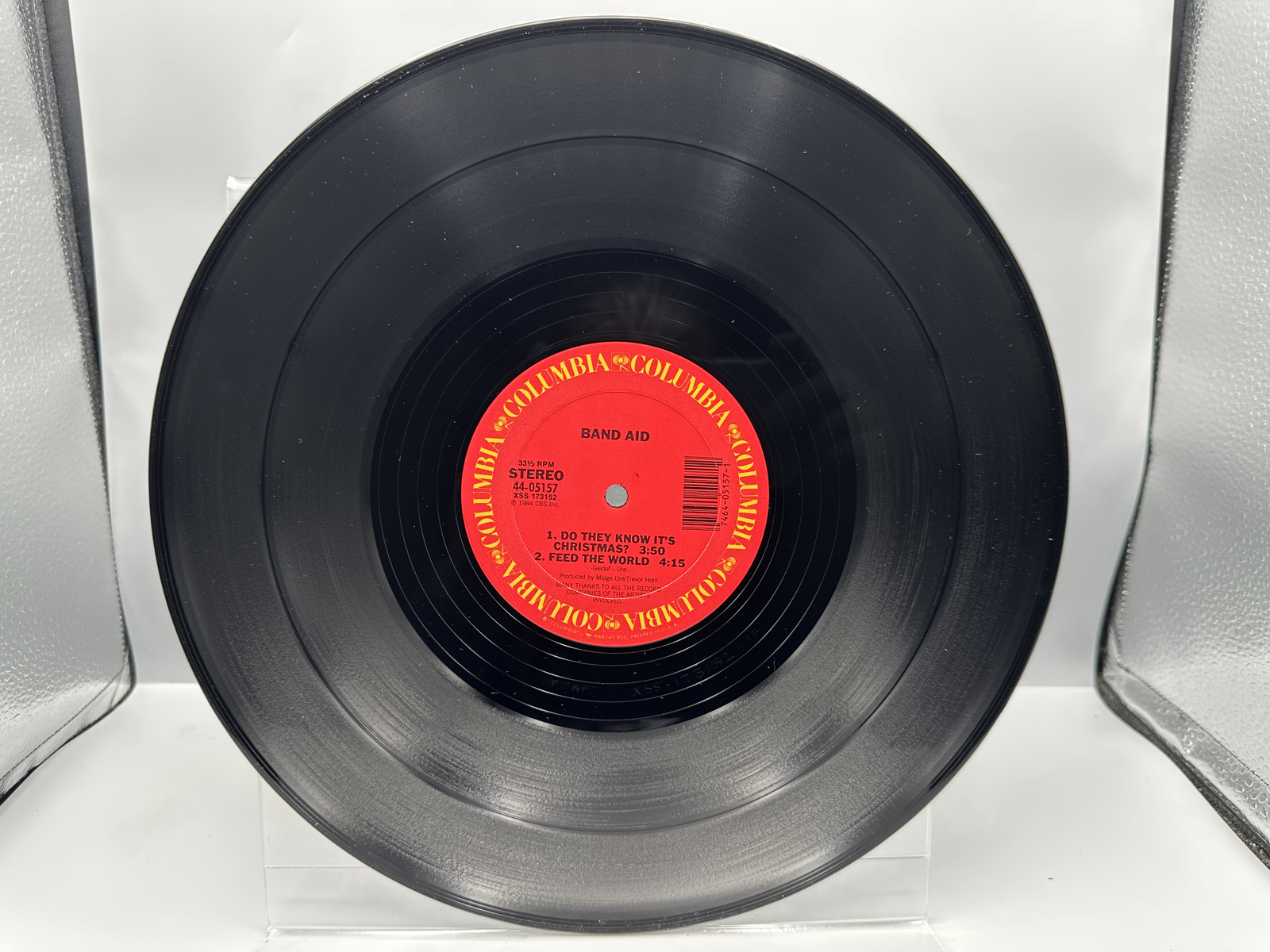 1984 Columbia Records Band Aid Do They Know Its Christmas 12 Inch Vinyl Single - 44-05157