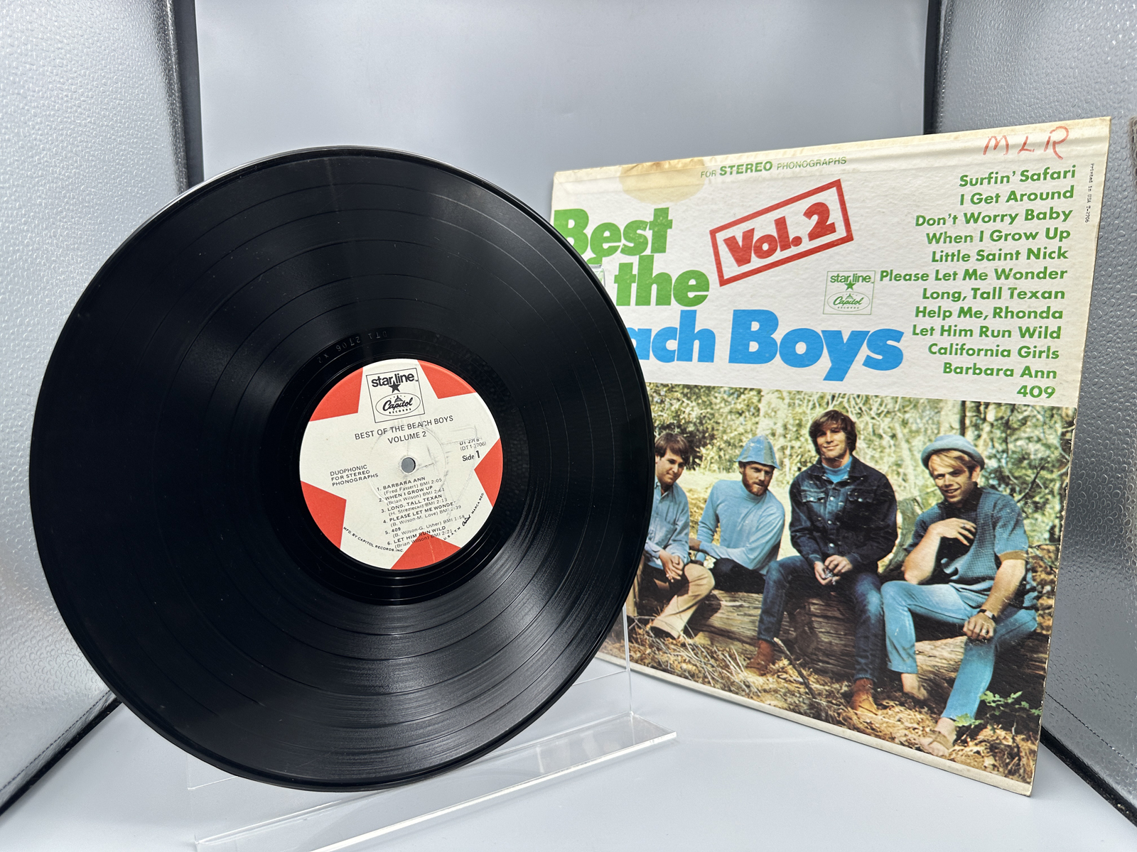 1969 Capitol Records Starline The Beach Boys Best of the Beach Boys Vol. 2 Duophonic Reissue Vinyl Album - DT-2706