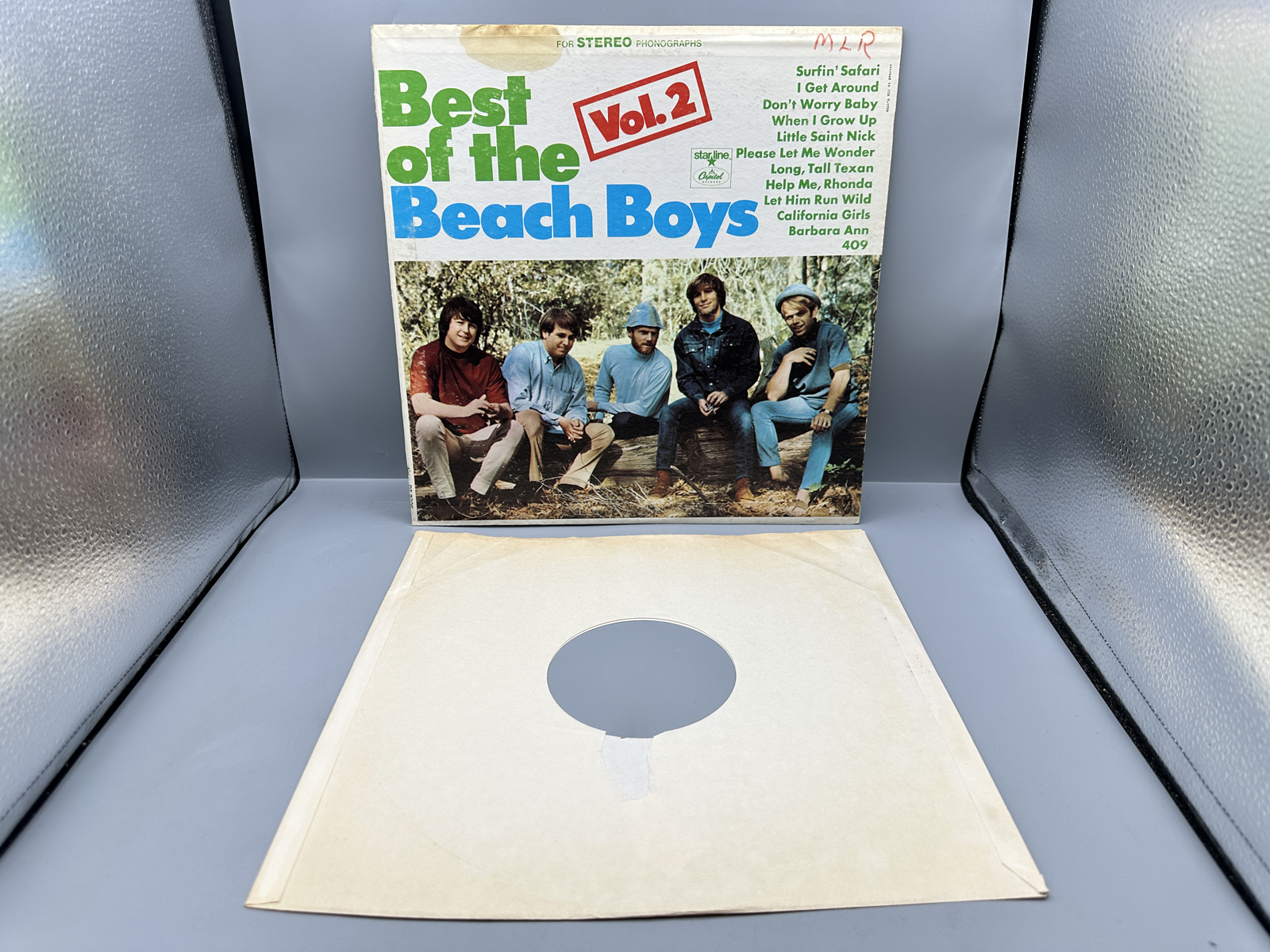 1969 Capitol Records Starline The Beach Boys Best of the Beach Boys Vol. 2 Duophonic Reissue Vinyl Album - DT-2706