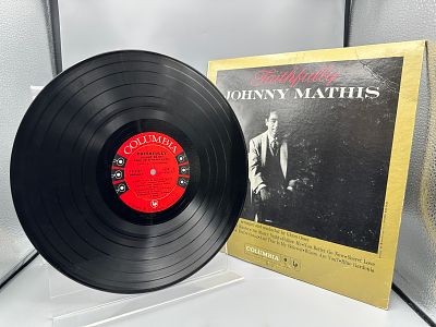 1960 Columbia Records Johnny Mathis "Faithfully" Vinyl Album - CL 1422 - Records are untested 