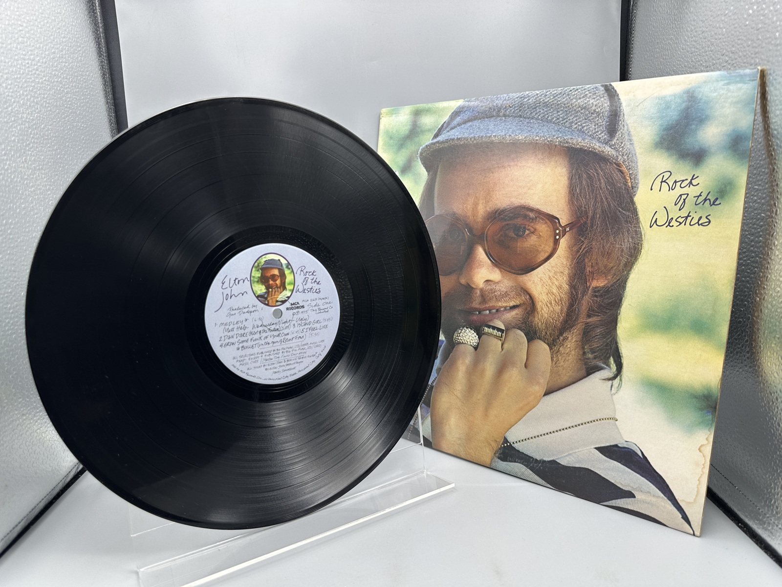 1975 MCA Records Elton John Rock of the Westies Vinyl Album - MCA 2163
