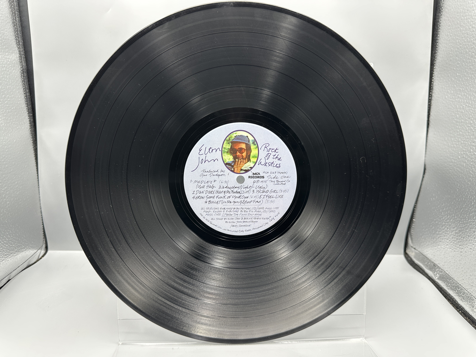 1975 MCA Records Elton John Rock of the Westies Vinyl Album - MCA 2163