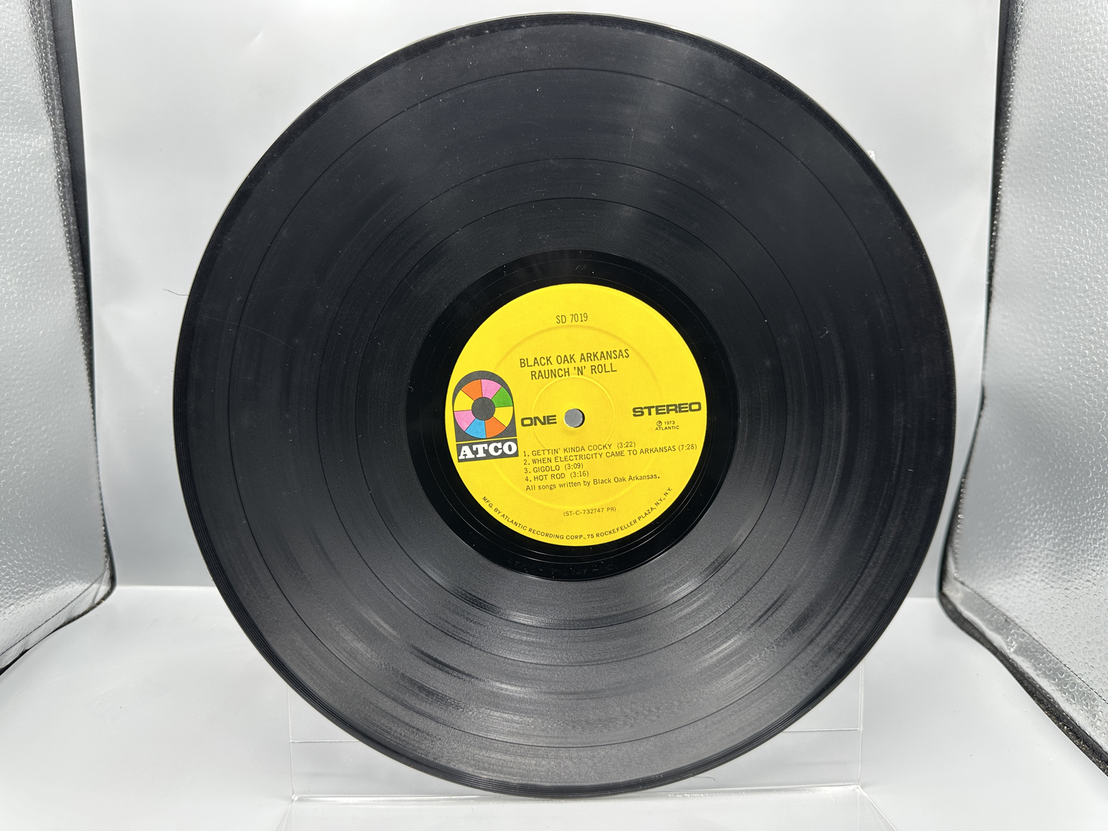 1973 ATCO Records Black Oak Arkansas Raunch 'N' Roll Vinyl Album - SD 7019