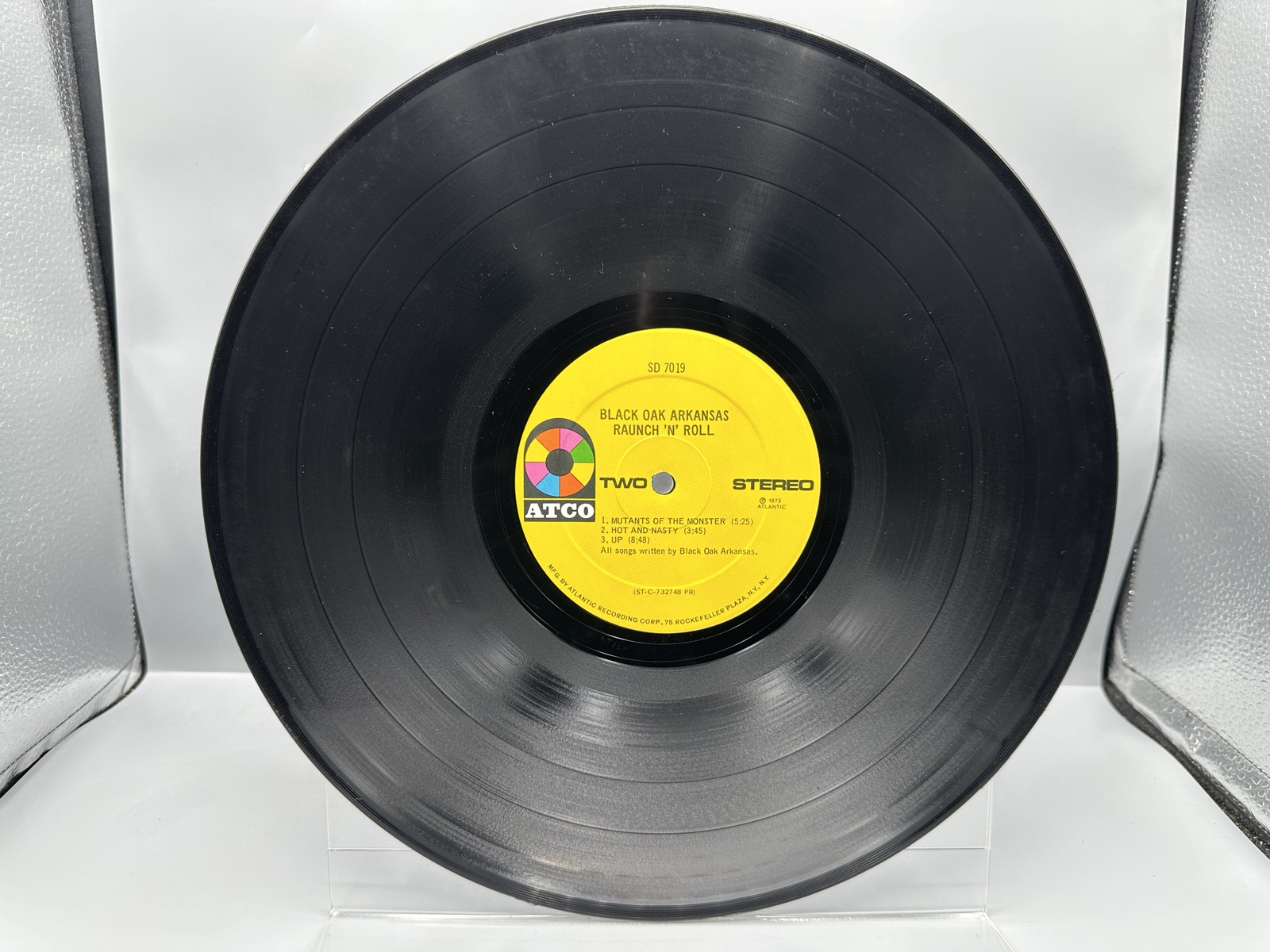 1973 ATCO Records Black Oak Arkansas Raunch 'N' Roll Vinyl Album - SD 7019