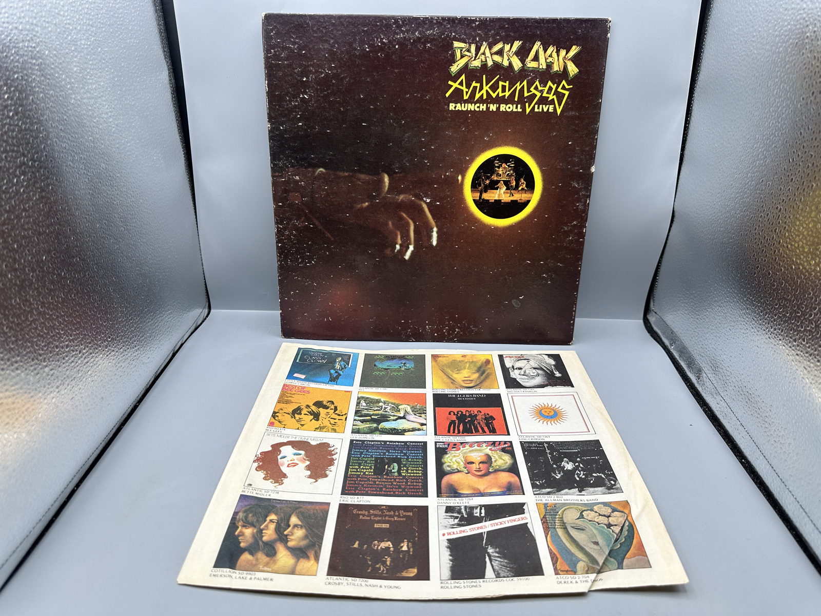 1973 ATCO Records Black Oak Arkansas Raunch 'N' Roll Vinyl Album - SD 7019