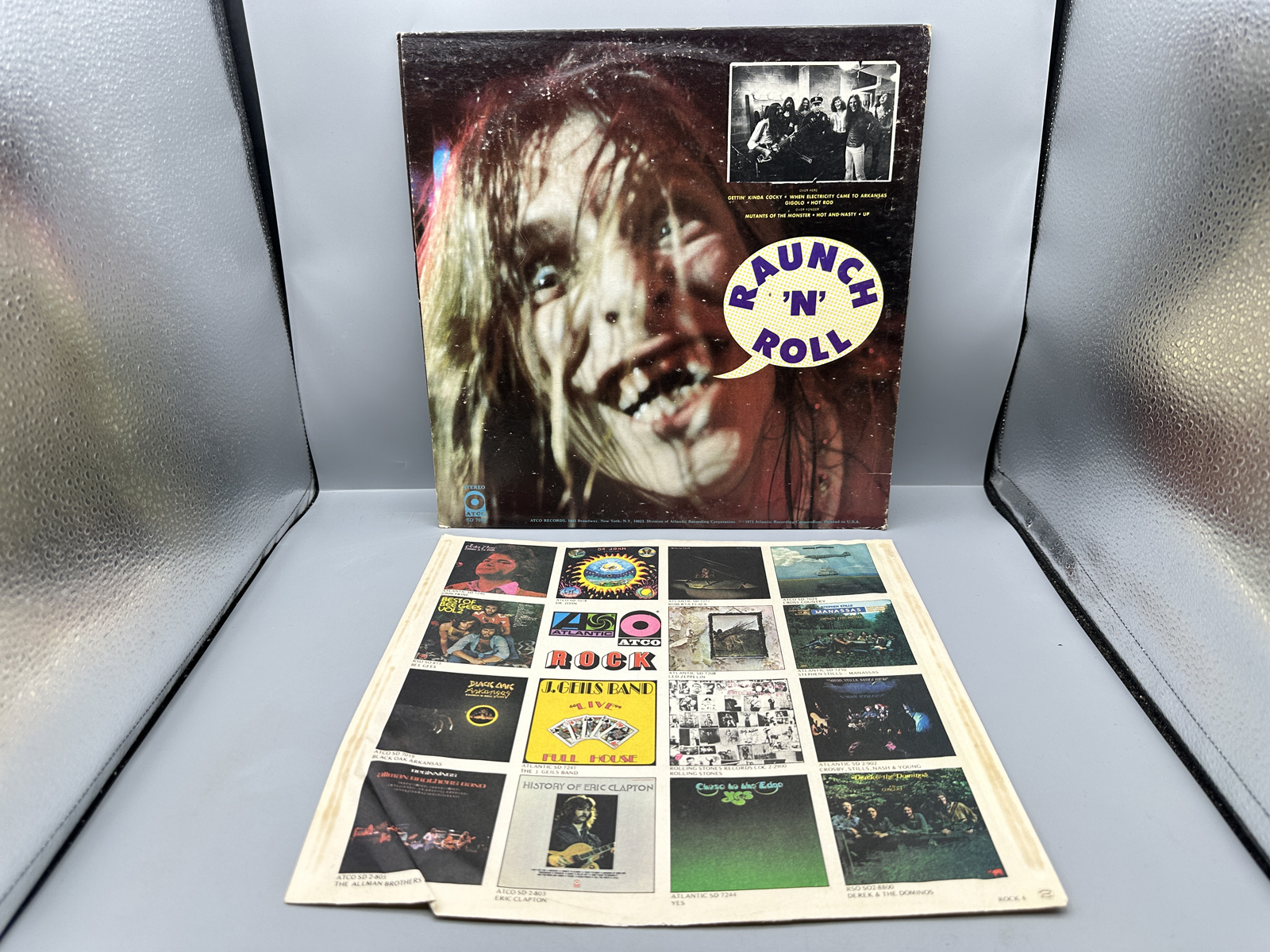 1973 ATCO Records Black Oak Arkansas Raunch 'N' Roll Vinyl Album - SD 7019