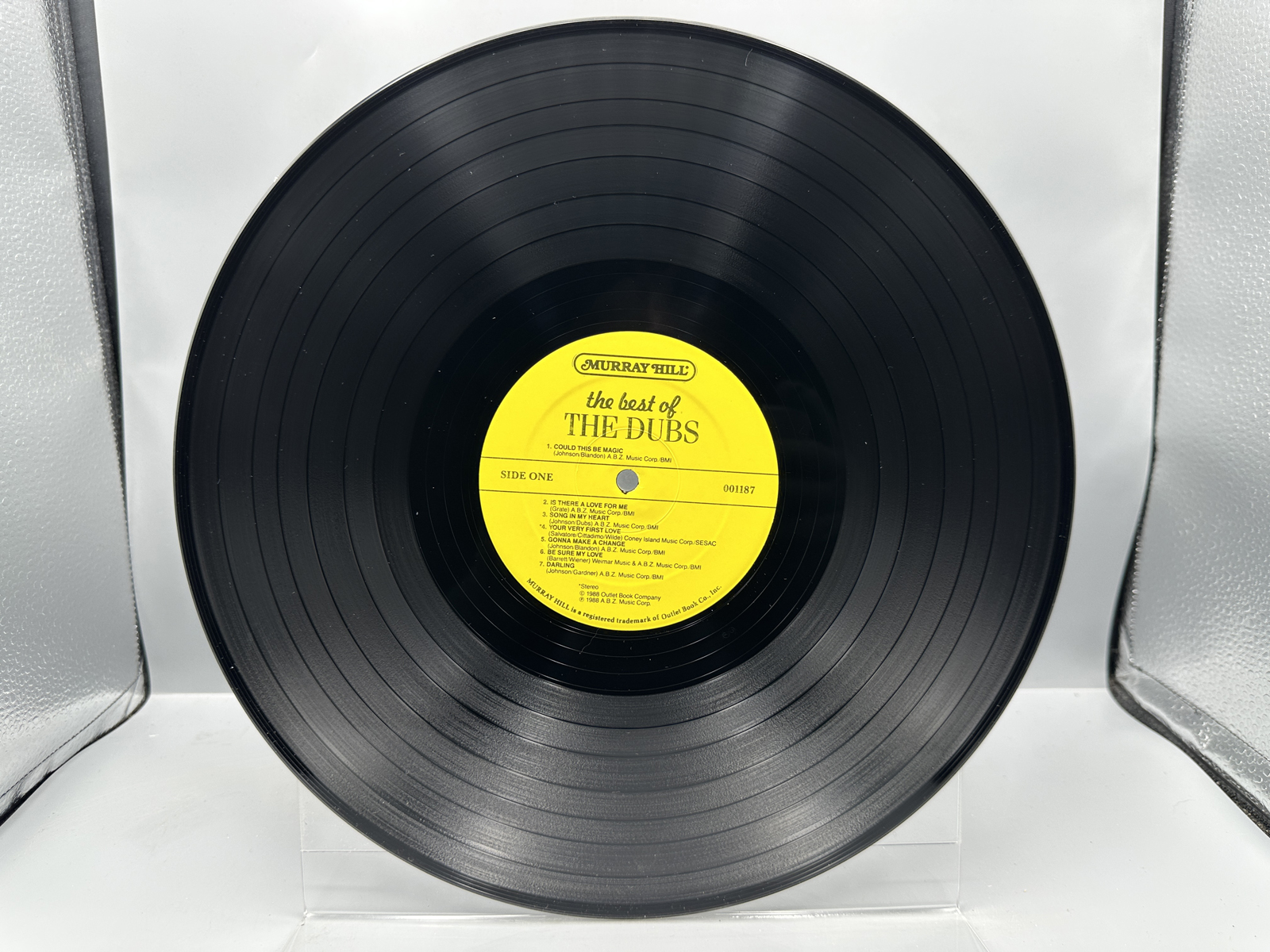 1988 Murray Hill Records The Dubs - The Best of The Dubs Vinyl Album - 001187