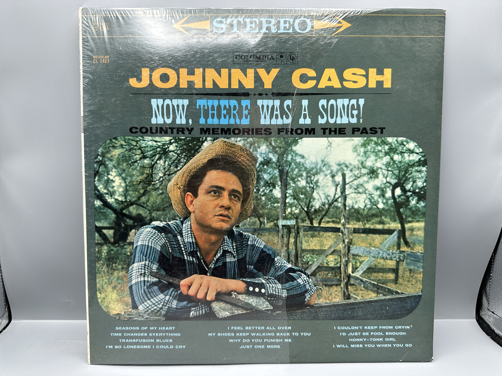 1960 Columbia Records Johnny Cash Now, There Was a Song! Country Memories From The Past Vinyl Album - CS 8254