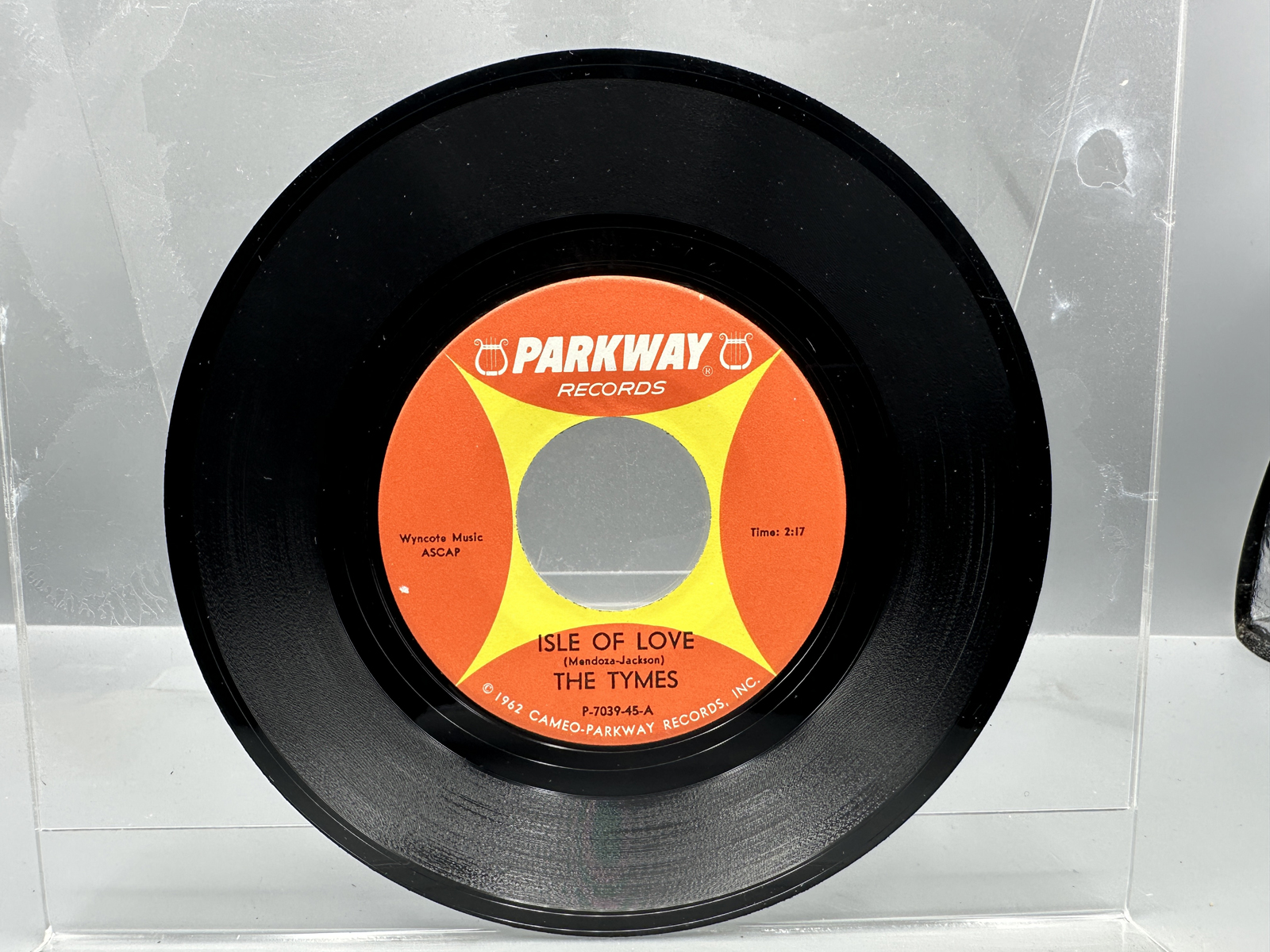 1963 Parkway Records The Tymes Somewhere Vinyl Album W/ Bonus 45 RPM Record - P-7039