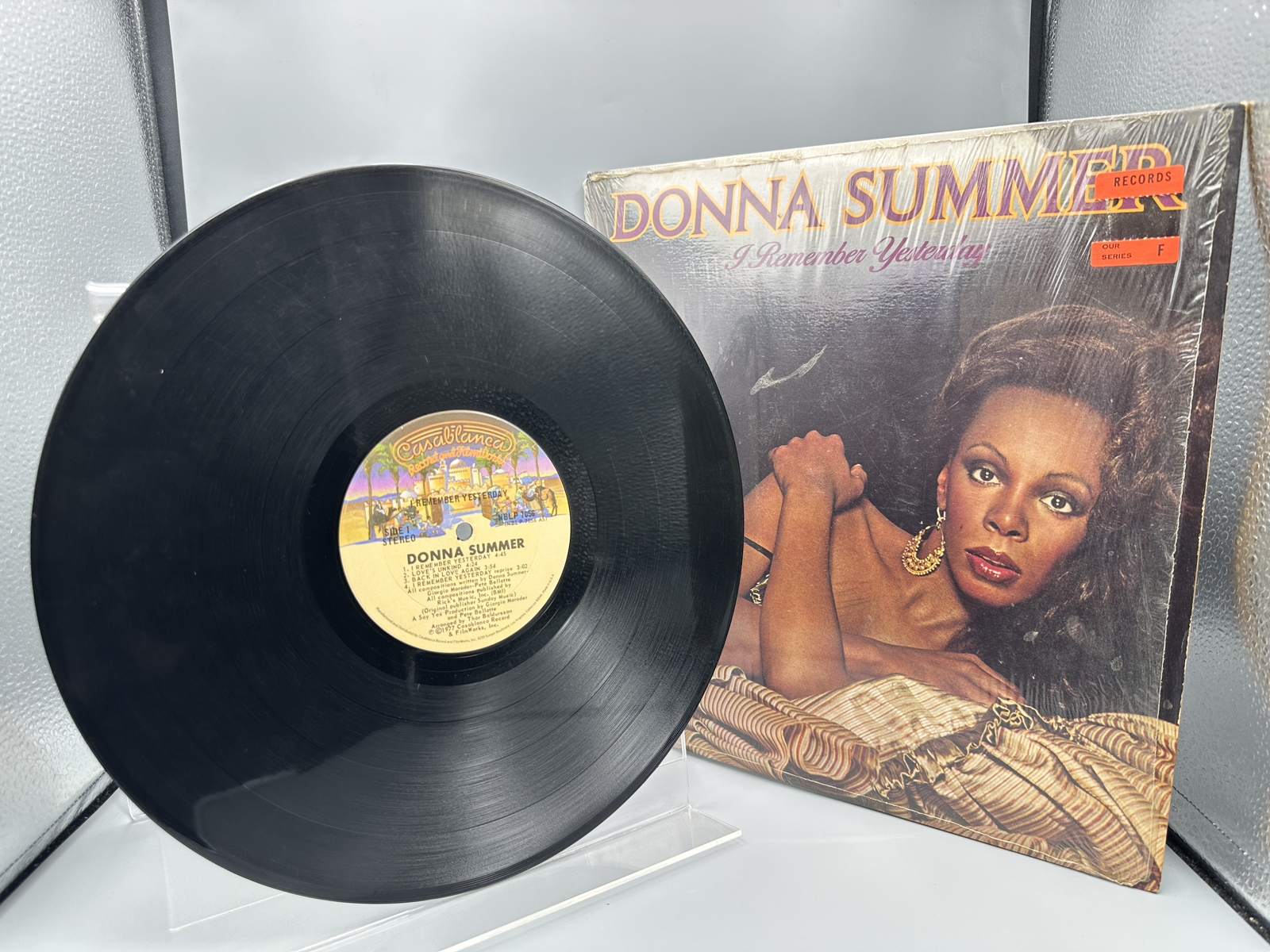 1977 Casablanca Record Donna Summer I Remember Yesterday Vinyl Album - NBLP 7056