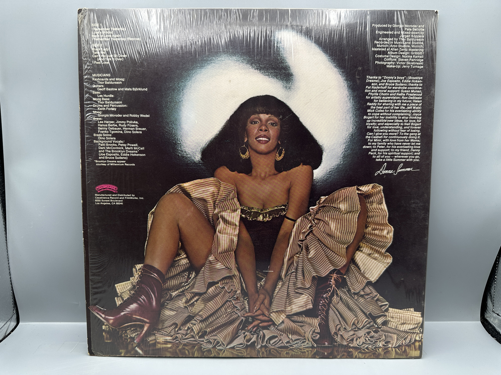 1977 Casablanca Record Donna Summer I Remember Yesterday Vinyl Album - NBLP 7056