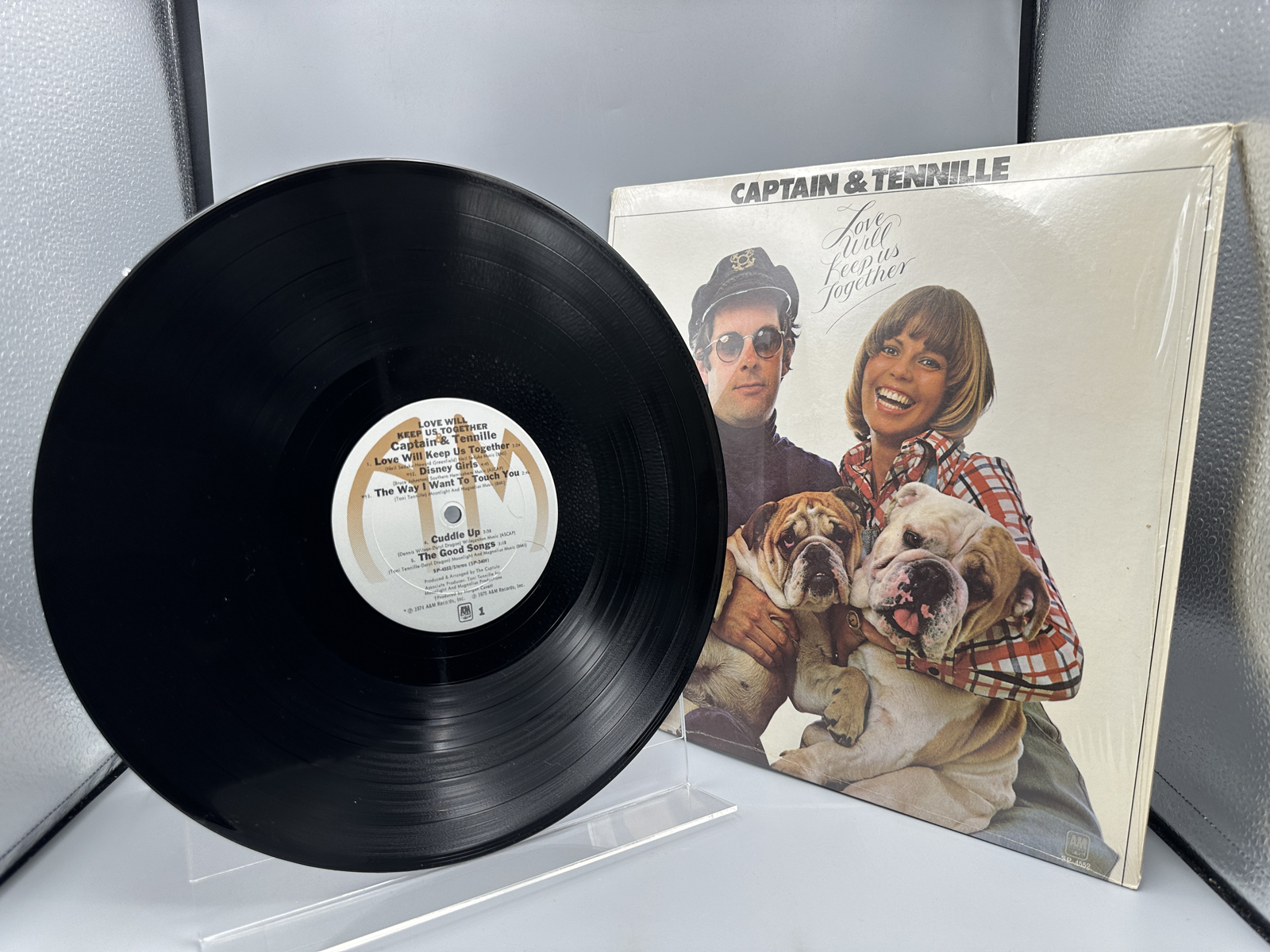 1975 A&M Records Captain & Tennille Love Will Keep Us Together Vinyl Album - SP-4552