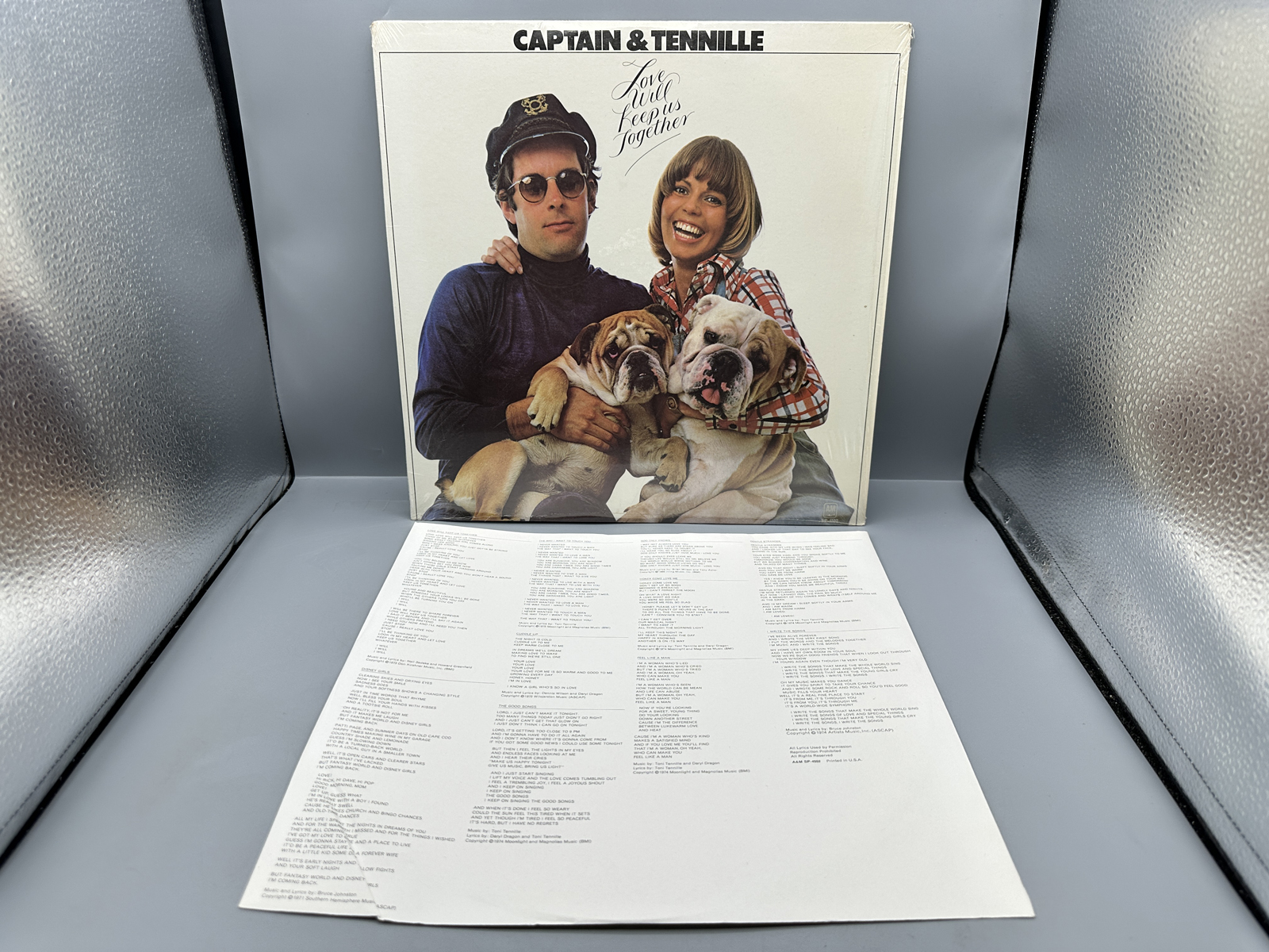 1975 A&M Records Captain & Tennille Love Will Keep Us Together Vinyl Album - SP-4552