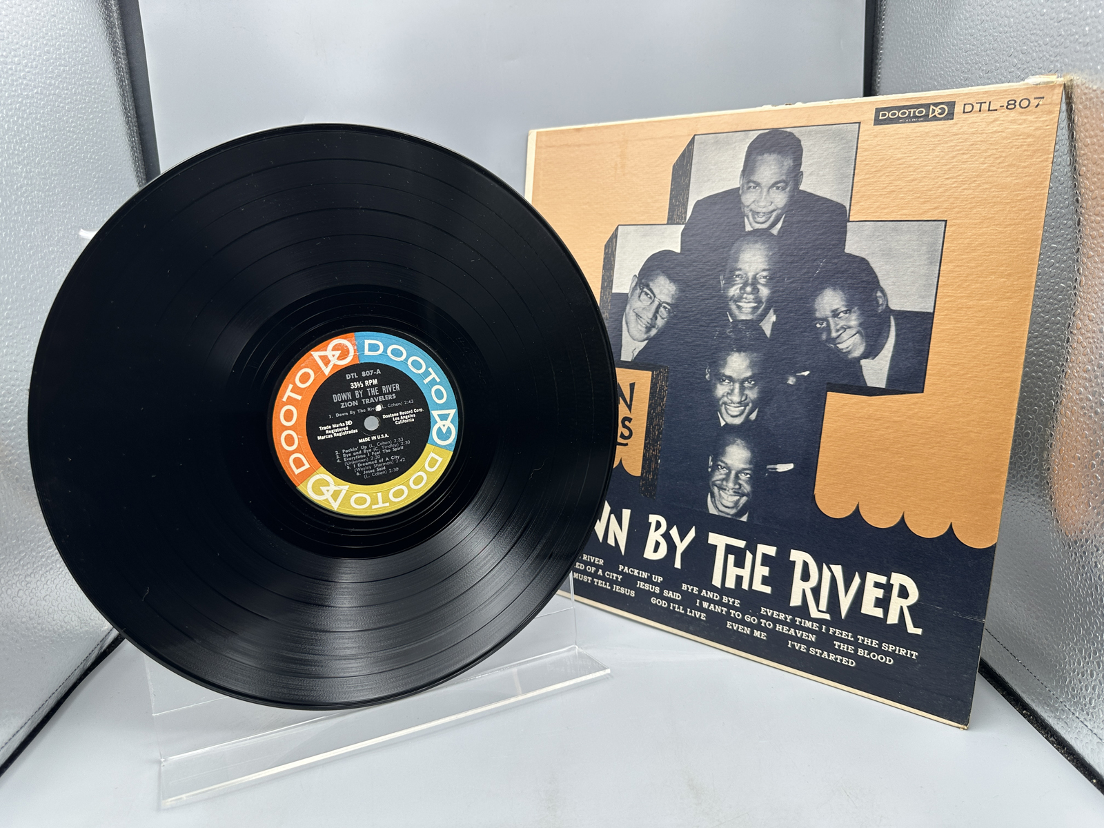 1962 Dooto Records The Zion Travelers Down By The River Vinyl Album - DTL 807