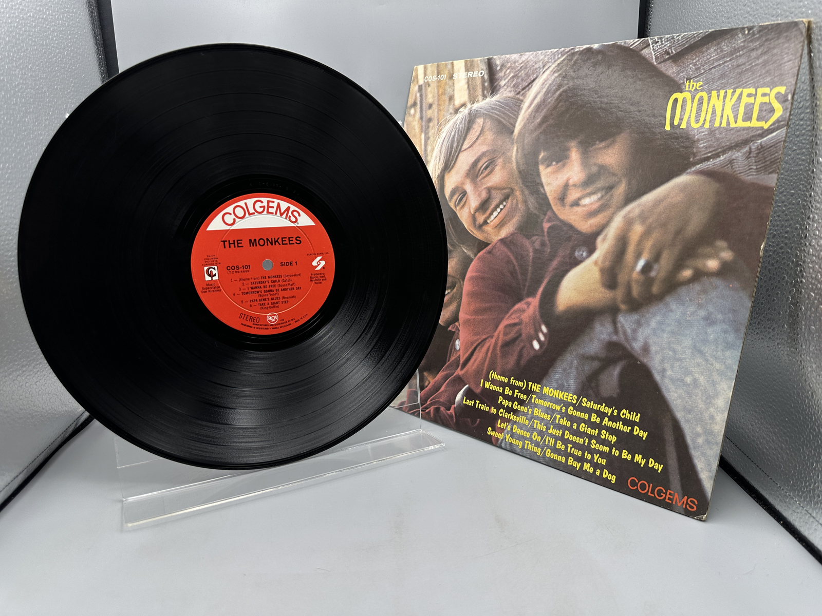 The Monkees Self-Titled Debut Vinyl LP Colgems COS-101 Stereo 1966
