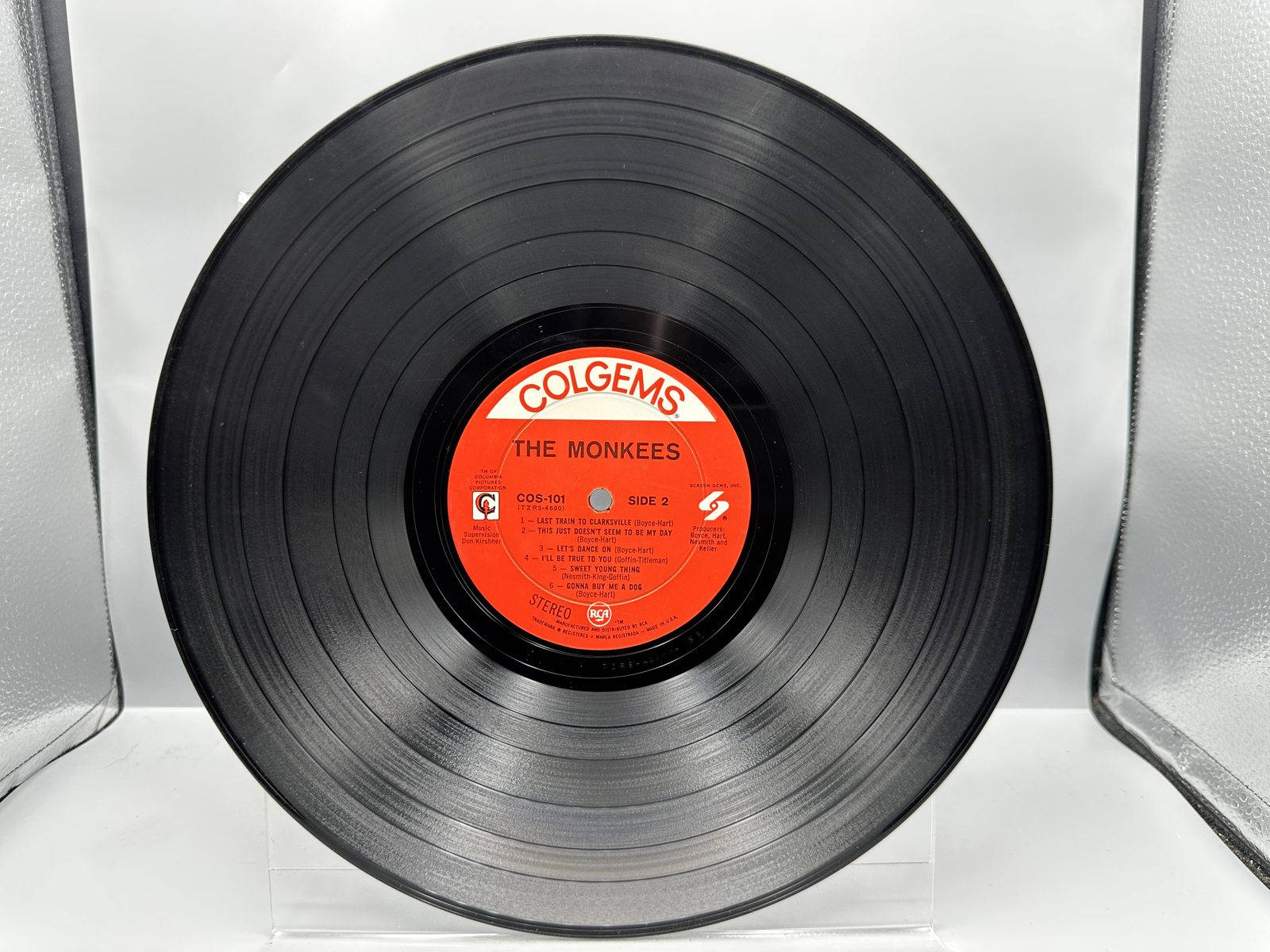 The Monkees Self-Titled Debut Vinyl LP Colgems COS-101 Stereo 1966