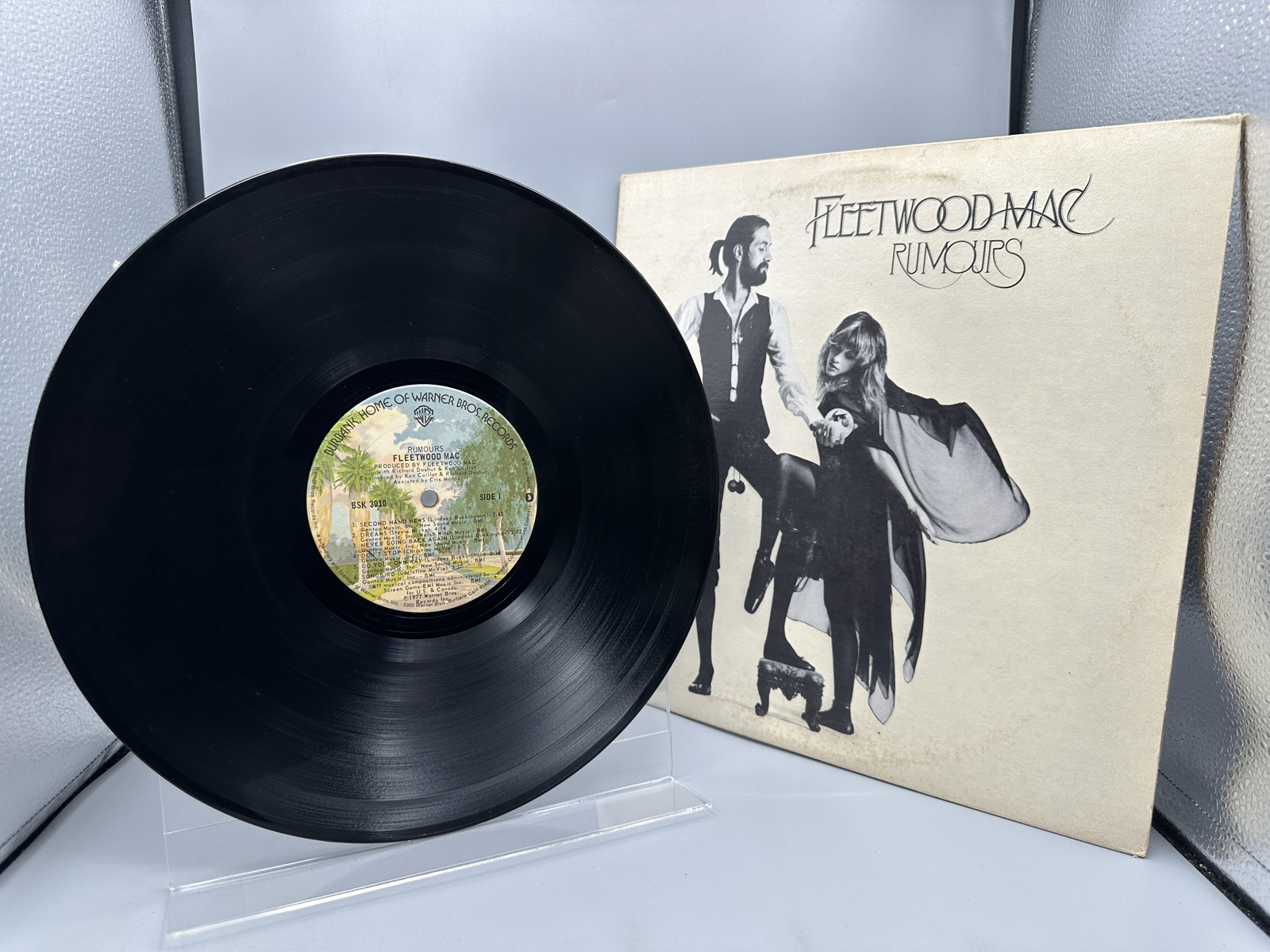1977 Warner Bros. Records Fleetwood Mac Rumours Vinyl Album - BSK 3010