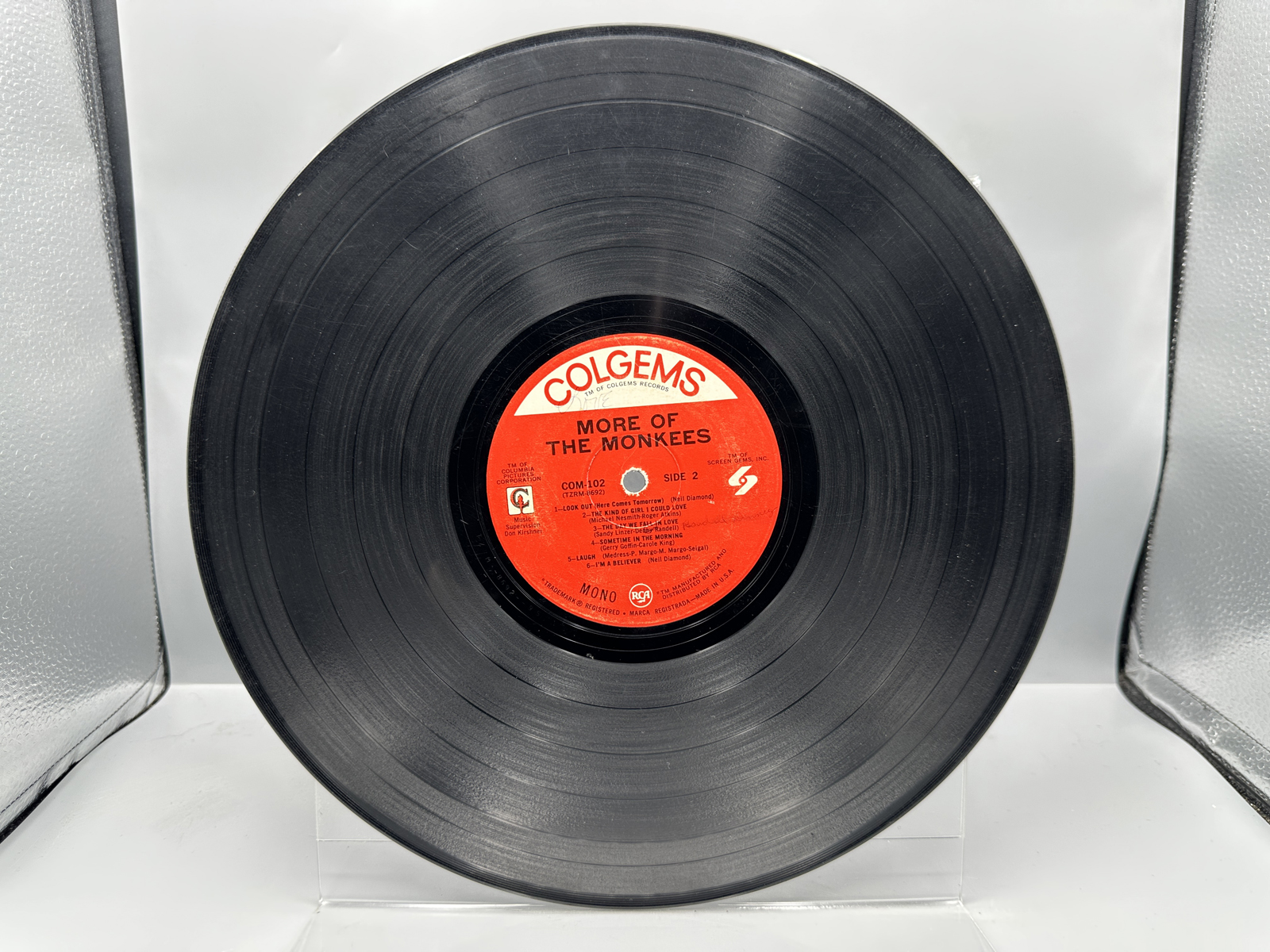 The Monkees More of the Monkees 12-inch Vinyl LP Colgems COM-102 Mono Pressing