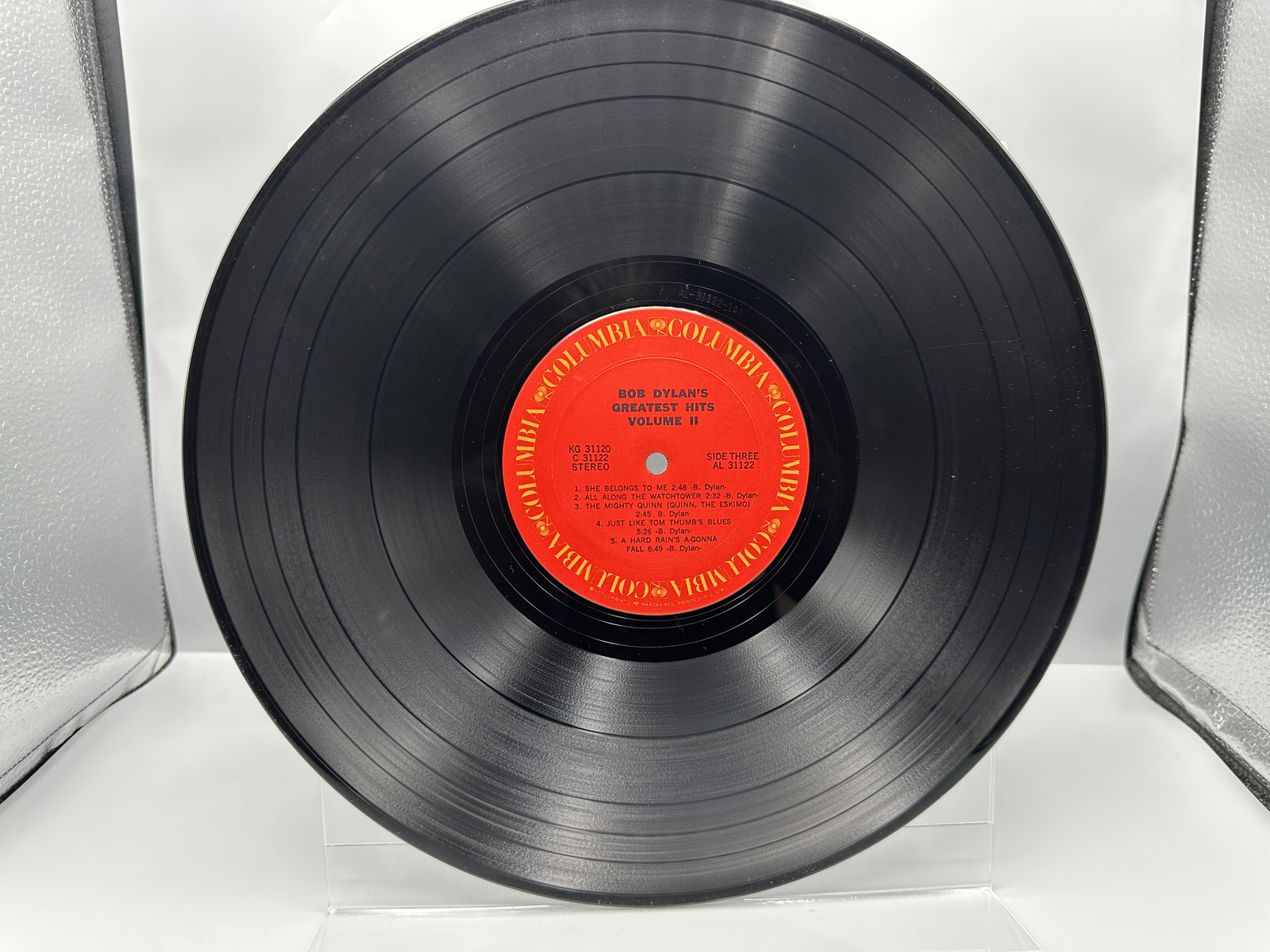 1971 Columbia Records Bob Dylan's Greatest Hits Volume II 2-LP Vinyl Album - KG 31120